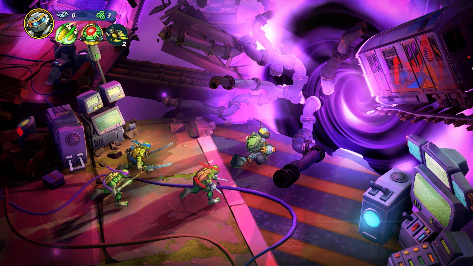 Скриншот: Teenage Mutant Ninja Turtles: Splintered Fate