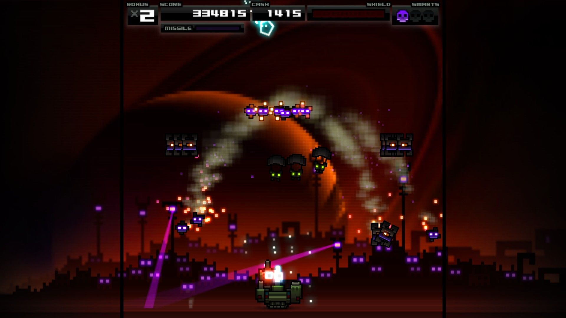 Скриншот: Titan Attacks!