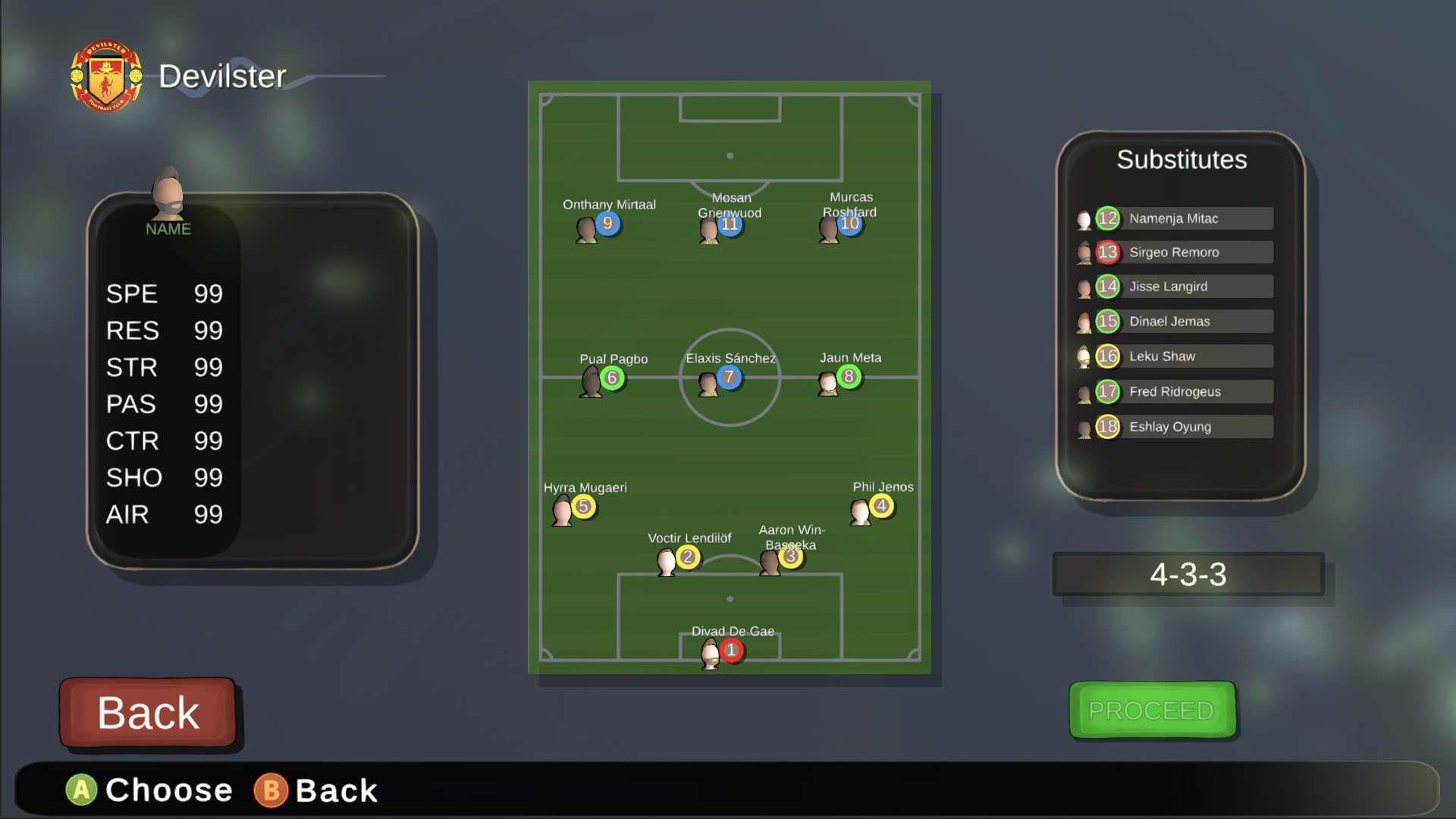 Скриншот: Super Arcade Soccer 2021