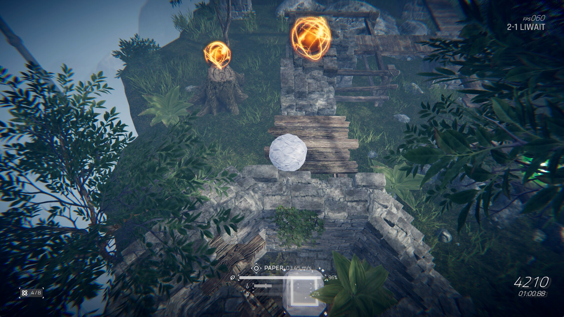 Скриншот: Ballex²: The Hanging Gardens