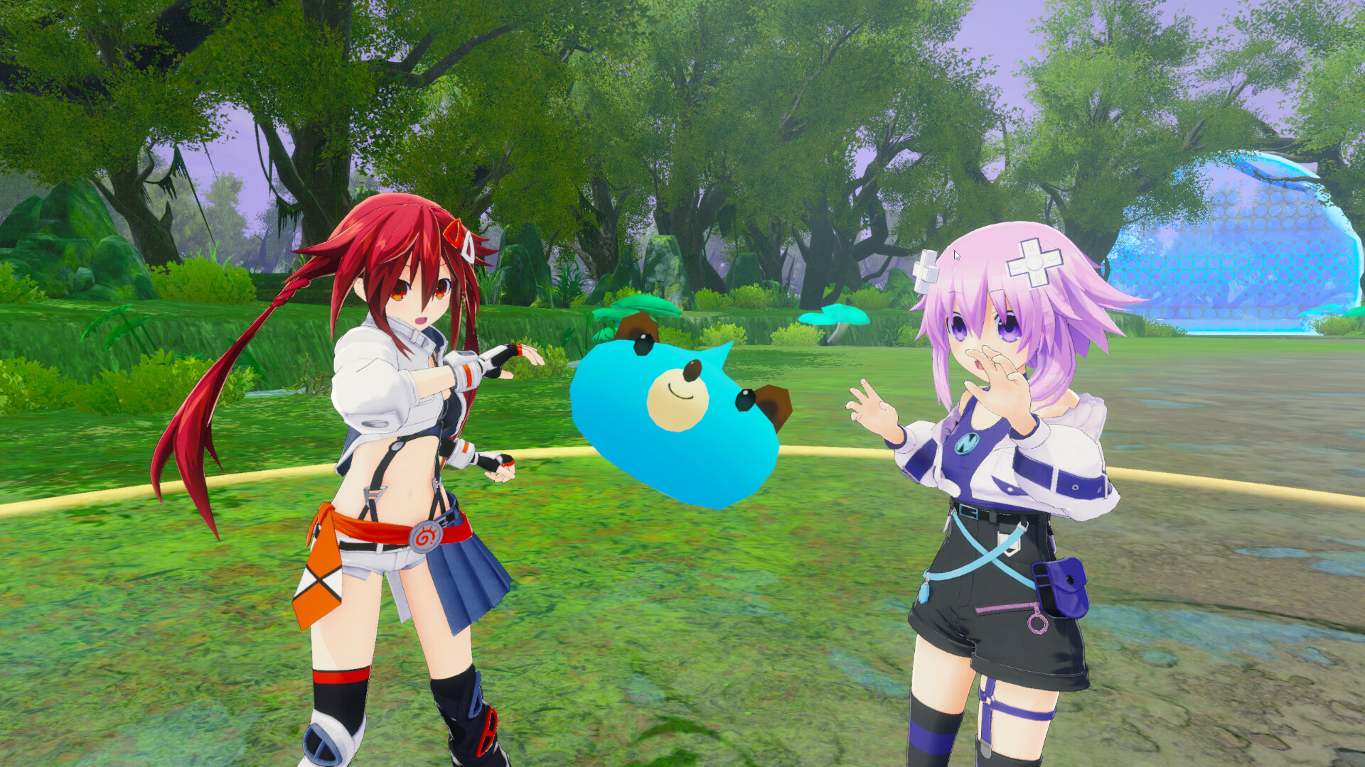 Скриншот: Neptunia Riders VS Dogoos