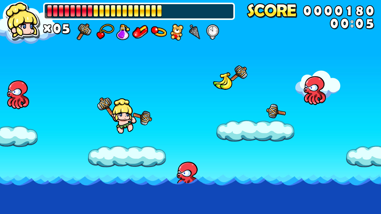 Скриншот: Wonder Boy Returns Remix