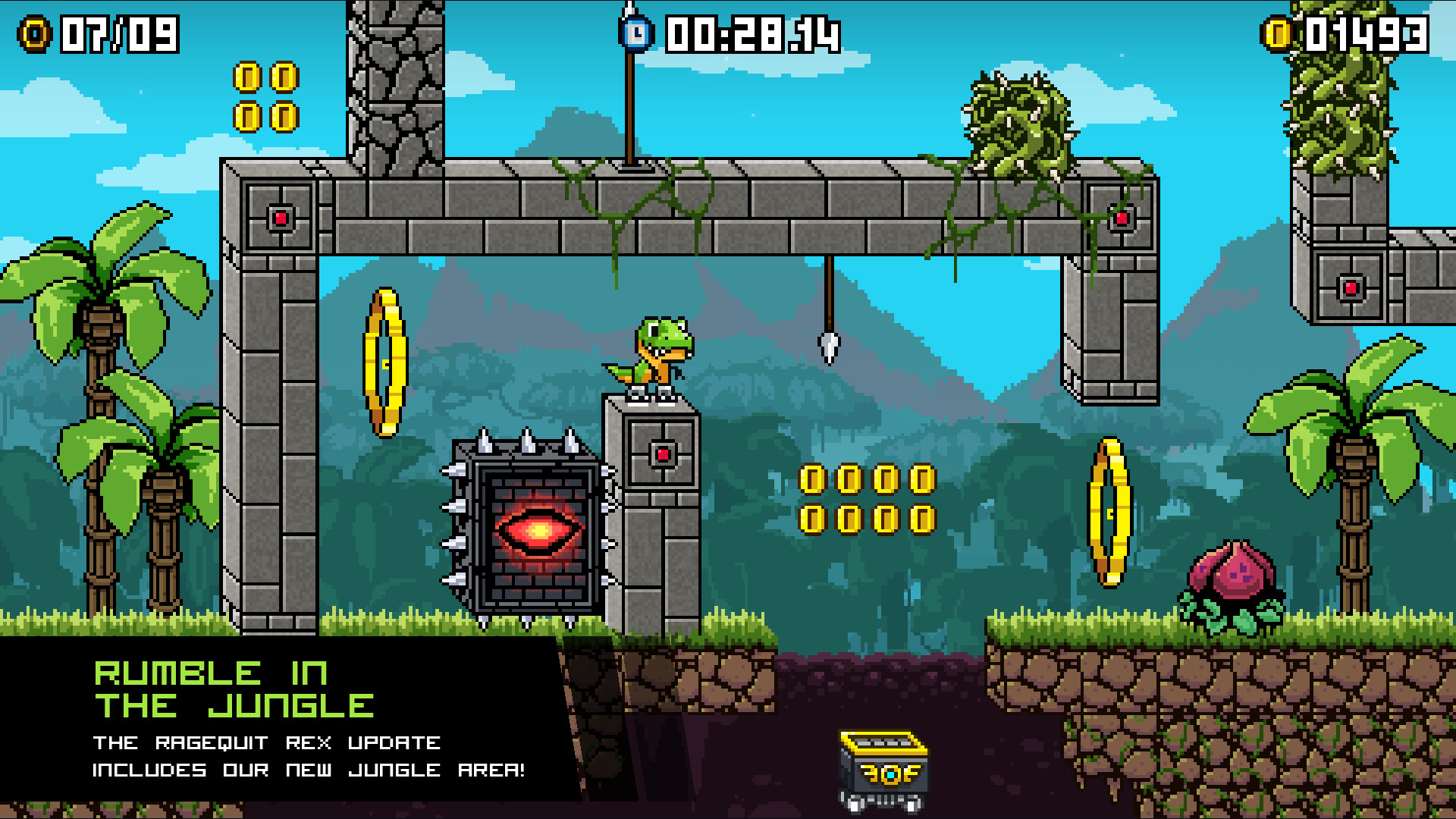 Скриншот: JumpJet Rex