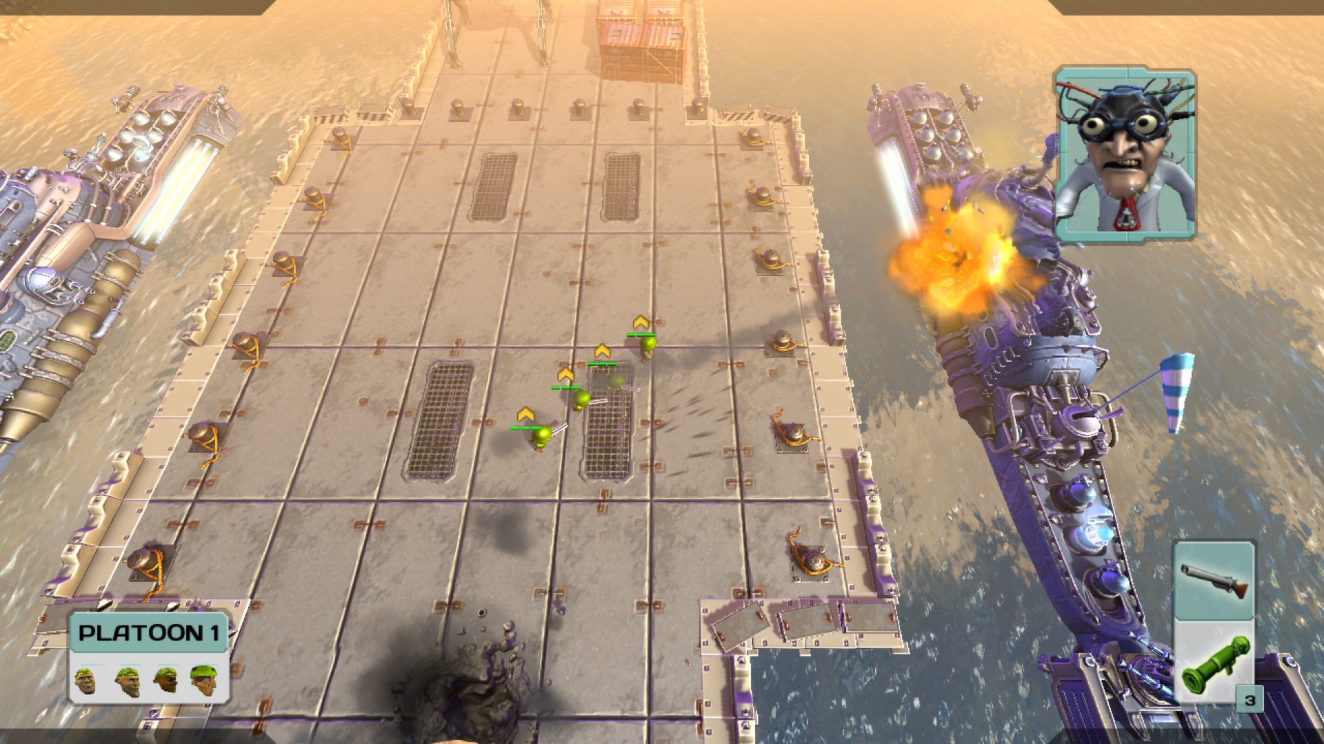Скриншот: Cannon Fodder 3