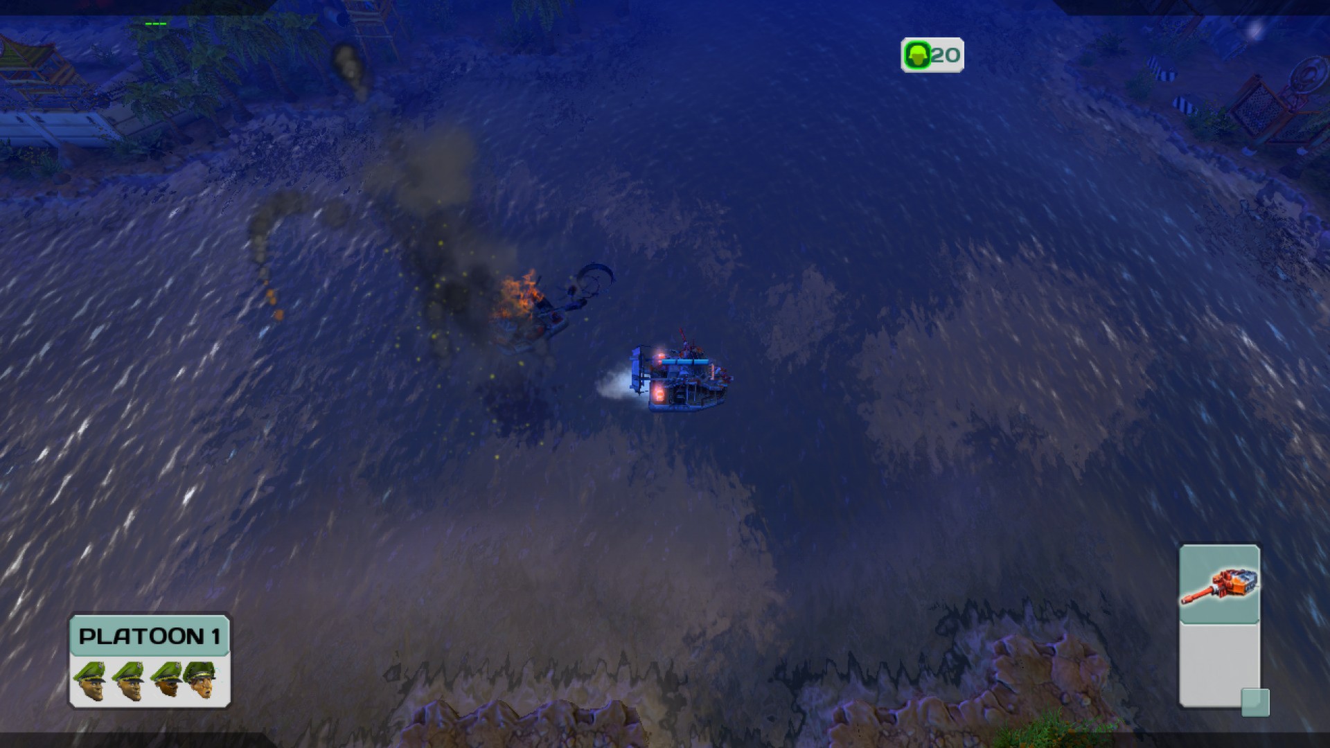Скриншот: Cannon Fodder 3