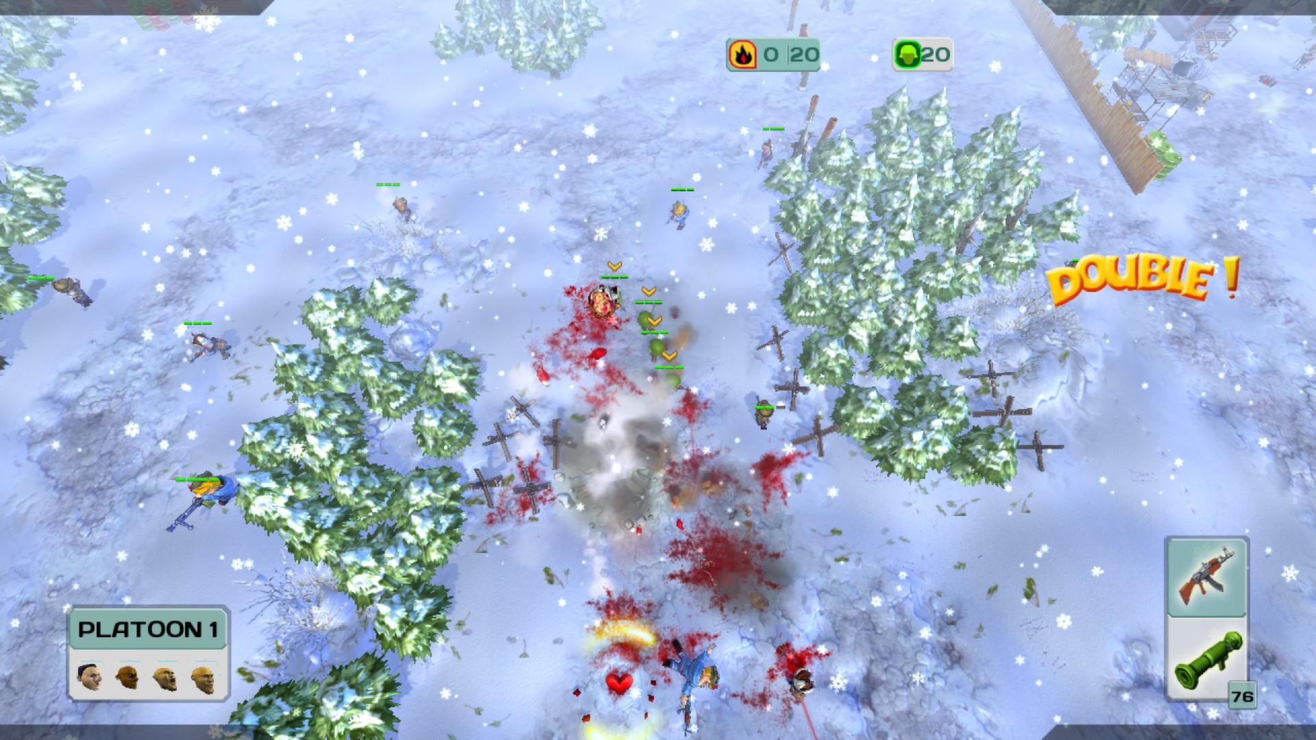 Скриншот: Cannon Fodder 3