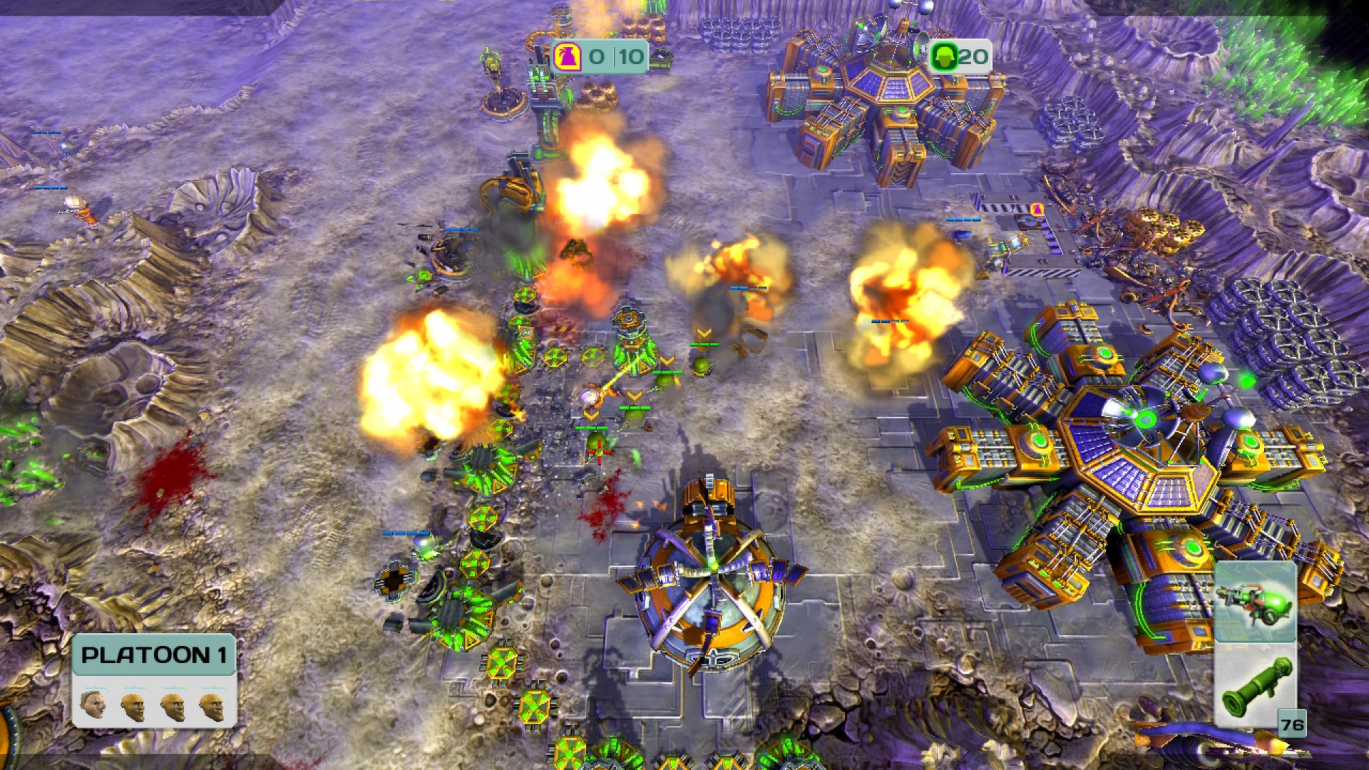 Скриншот: Cannon Fodder 3