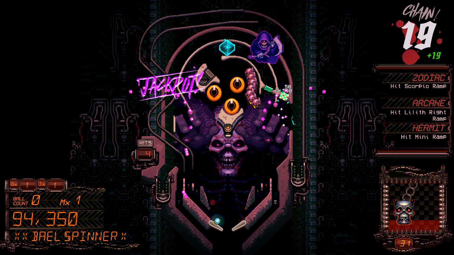 Скриншот: DEMON'S TILT