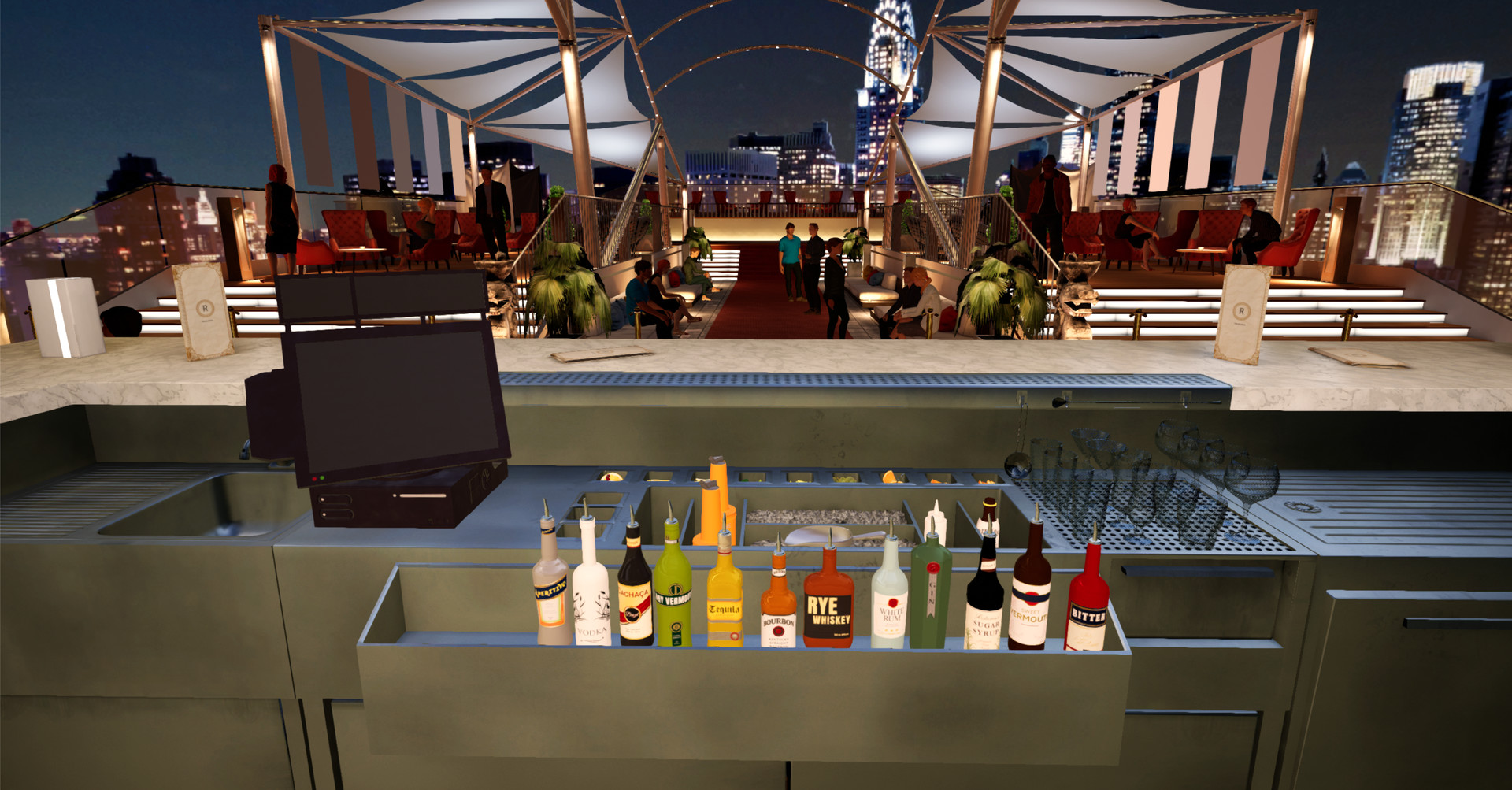 Скриншот: Bartender VR Simulator