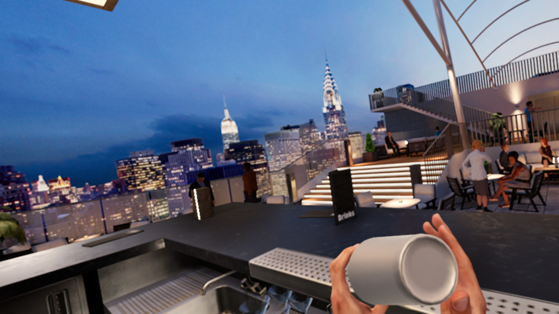 Скриншот: Bartender VR Simulator