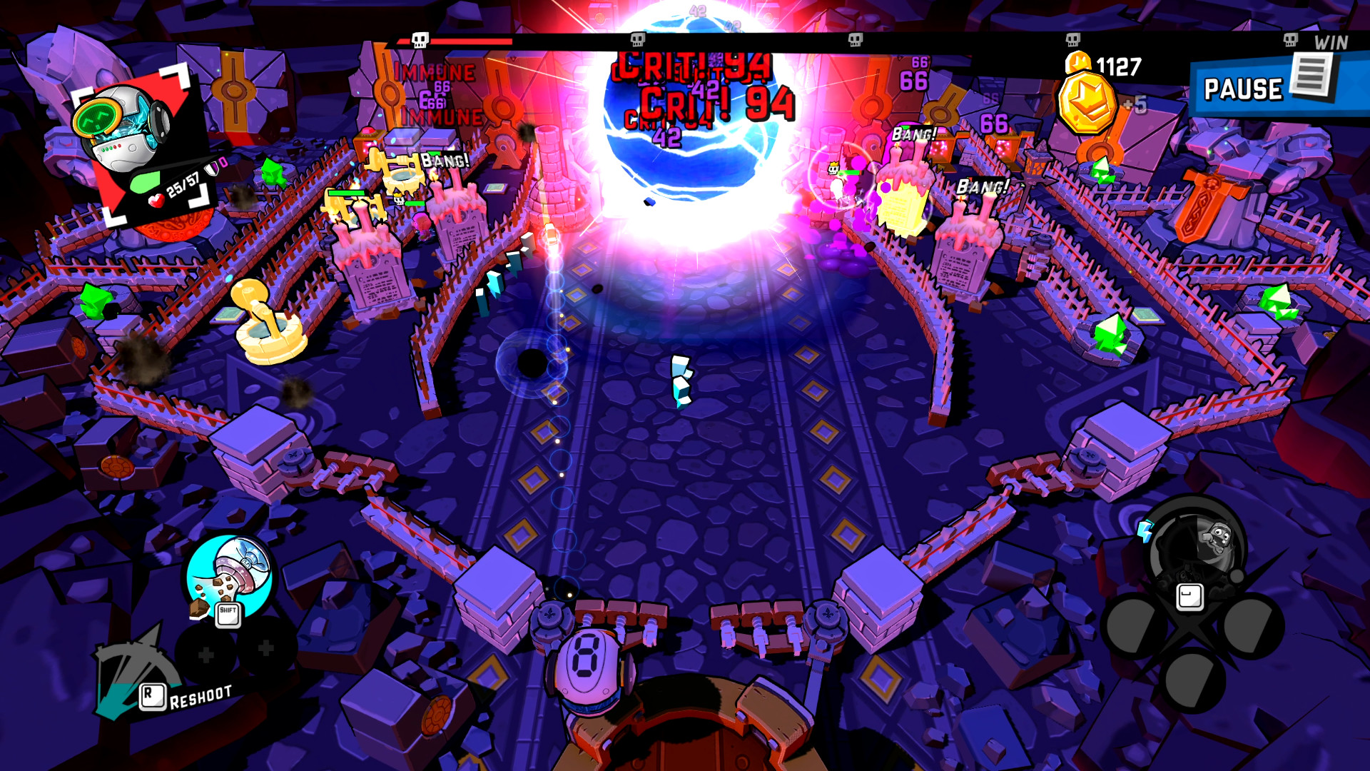 Скриншот: Zombie Rollerz: Pinball Heroes