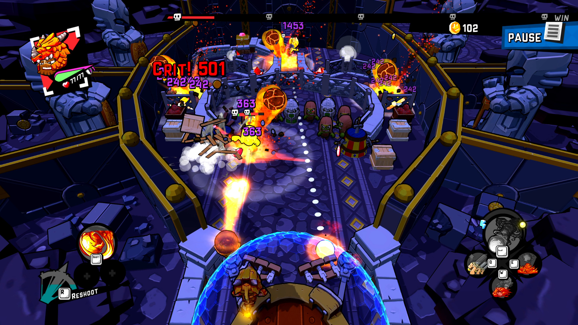 Скриншот: Zombie Rollerz: Pinball Heroes