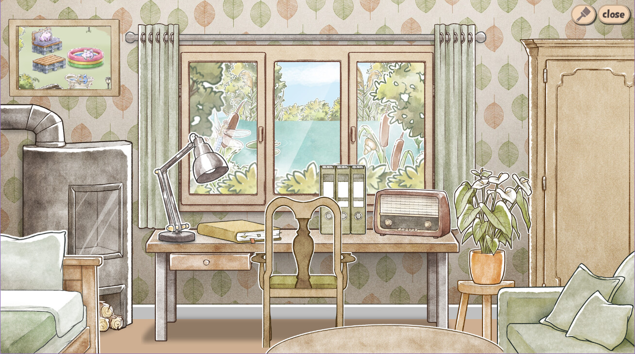 Скриншот: Kamaeru: A Frog Refuge