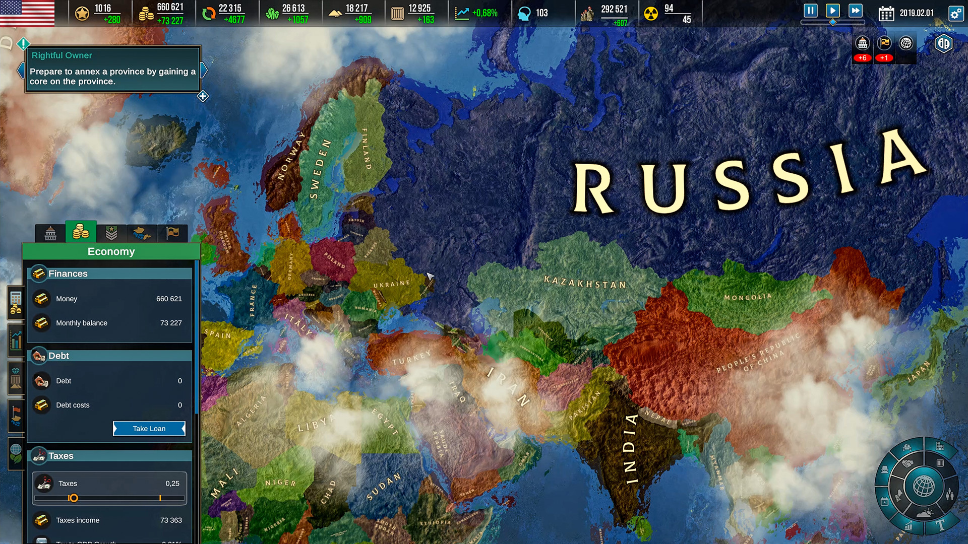 Скриншот: Realpolitiks II