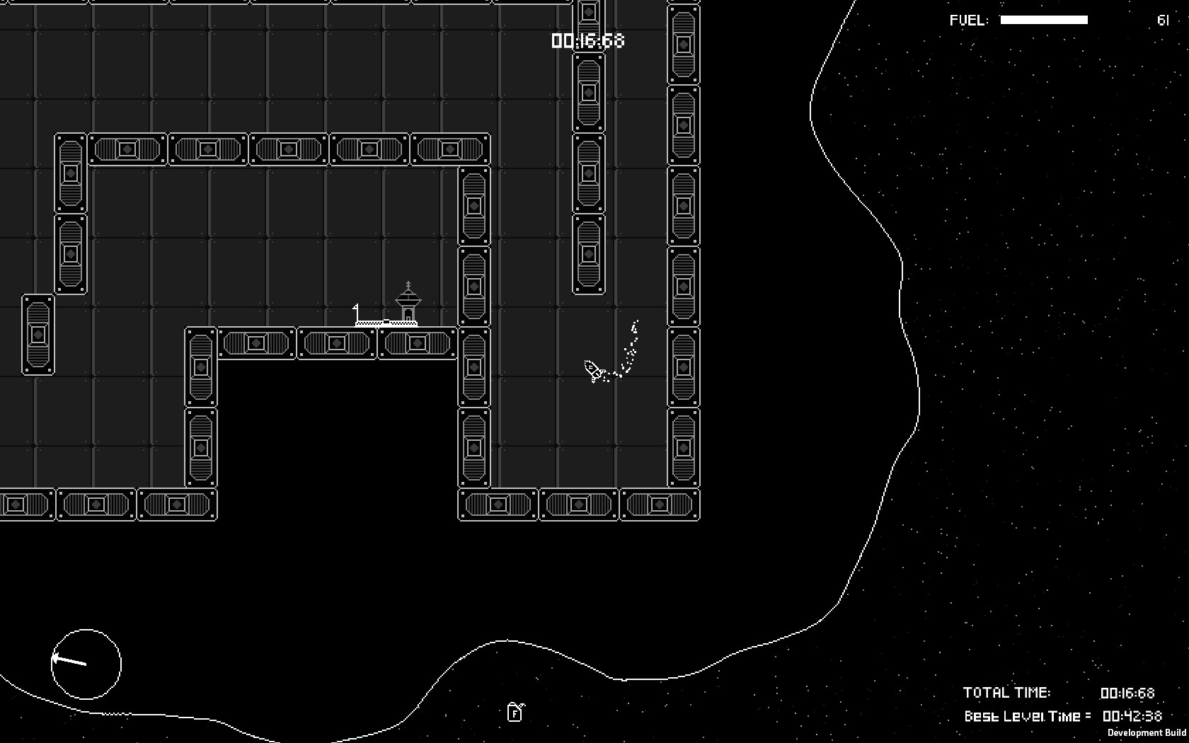 Скриншот: Arcade Moonlander