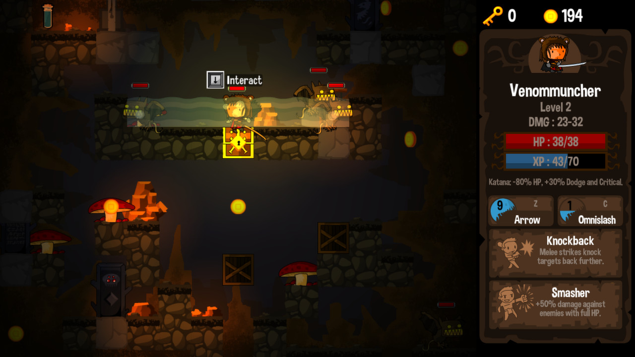 Скриншот: Vertical Drop Heroes HD