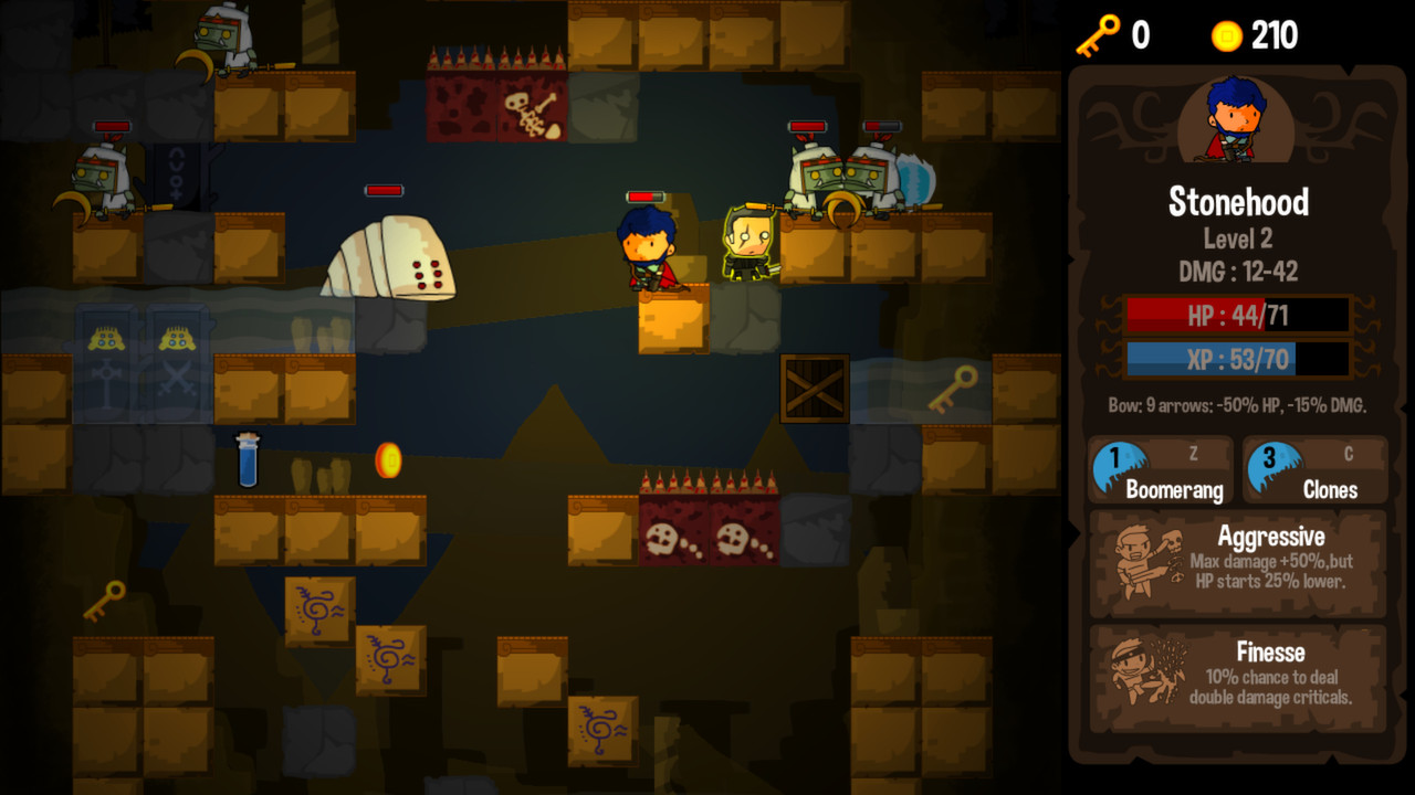 Скриншот: Vertical Drop Heroes HD