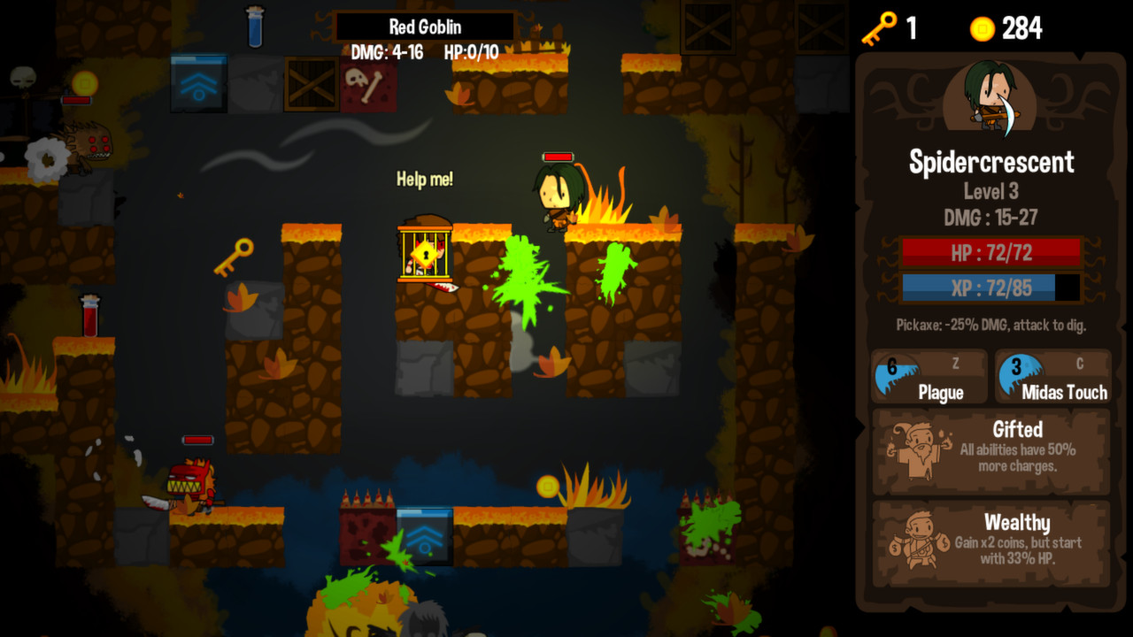 Скриншот: Vertical Drop Heroes HD