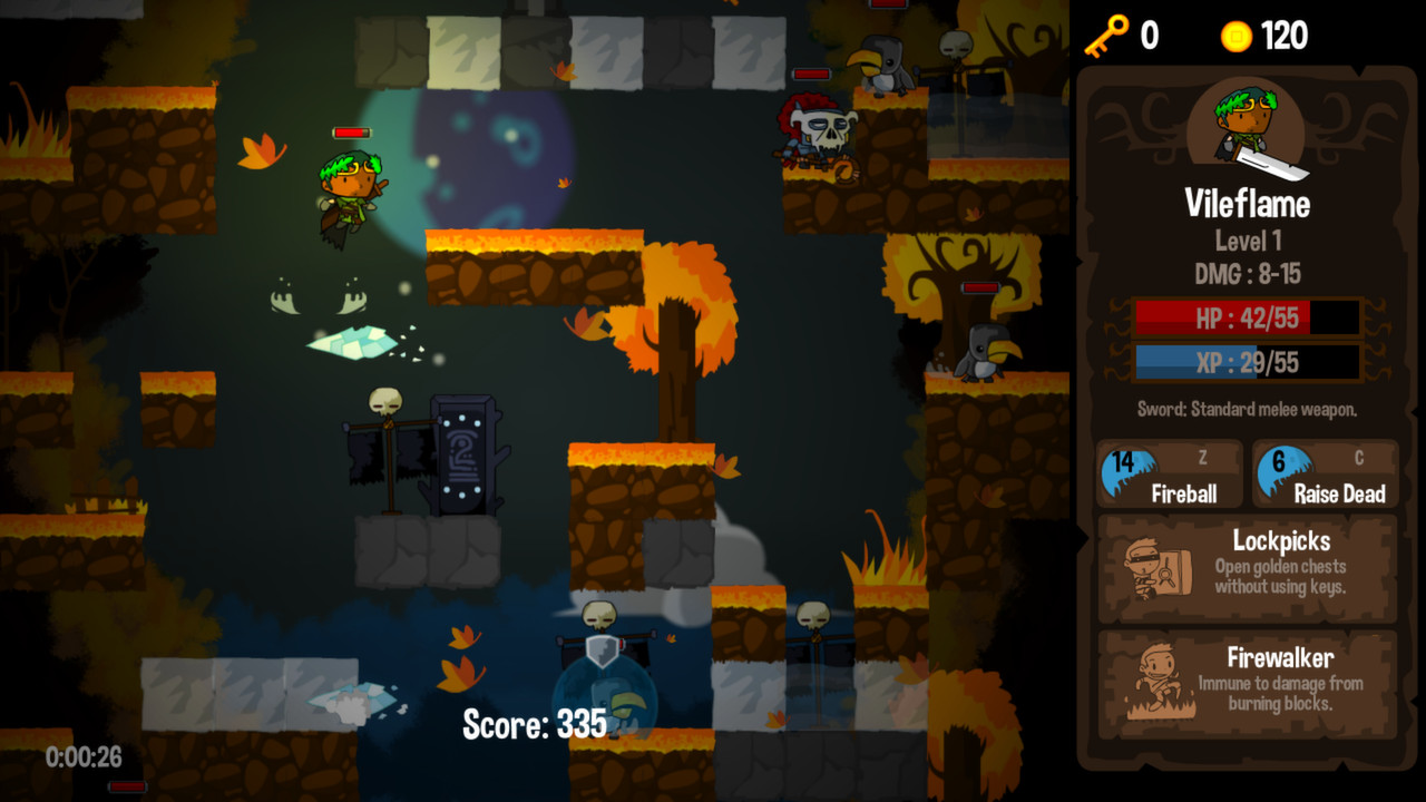 Скриншот: Vertical Drop Heroes HD