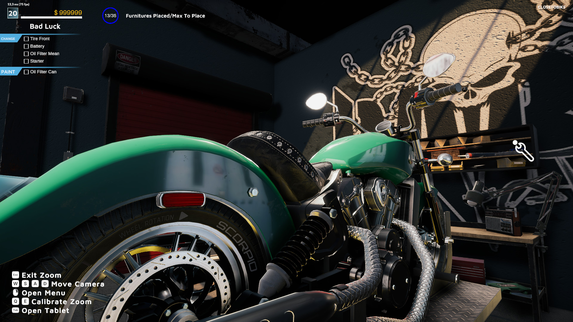 Скриншот: Motorcycle Mechanic Simulator 2021