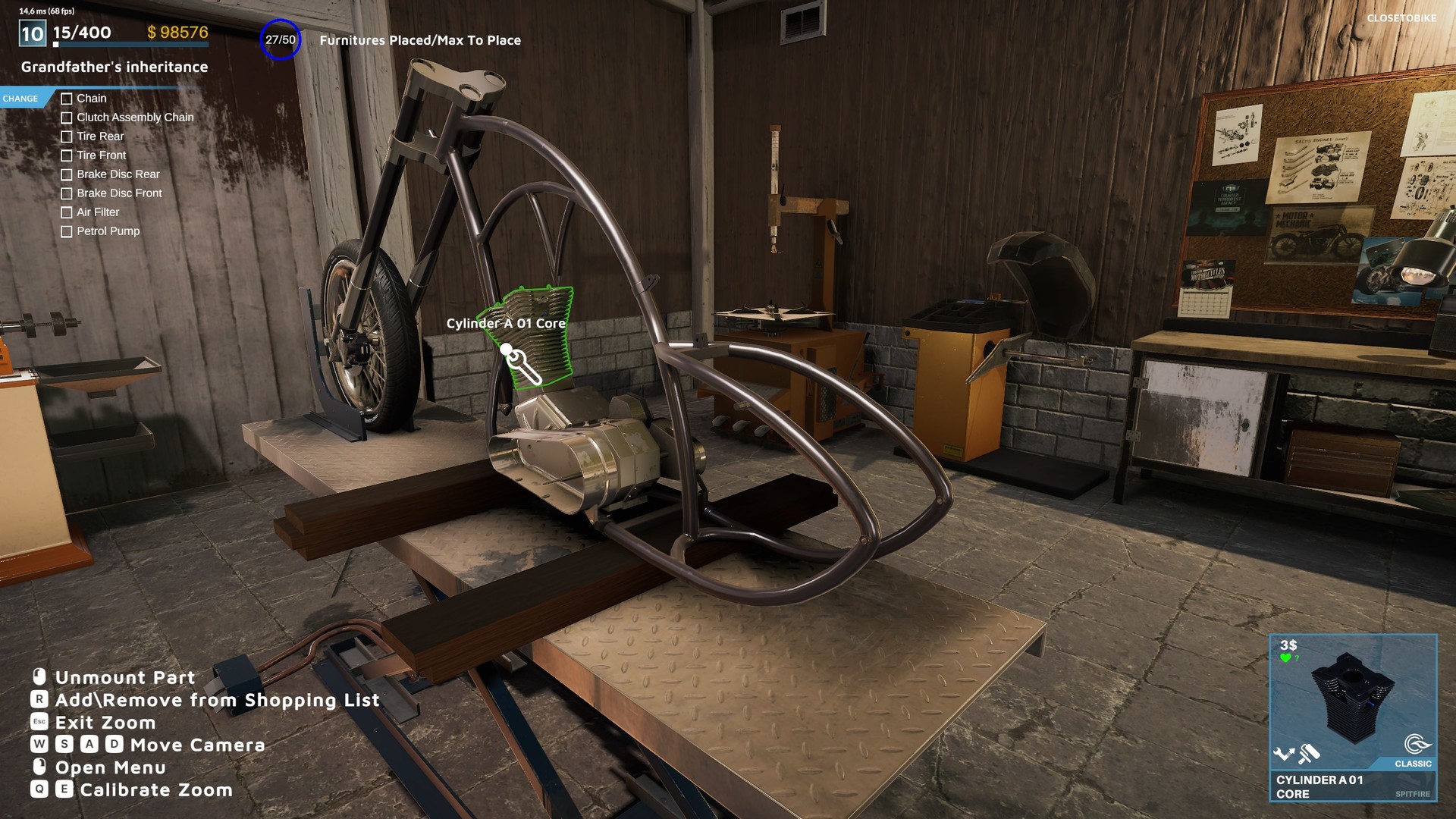 Скриншот: Motorcycle Mechanic Simulator 2021