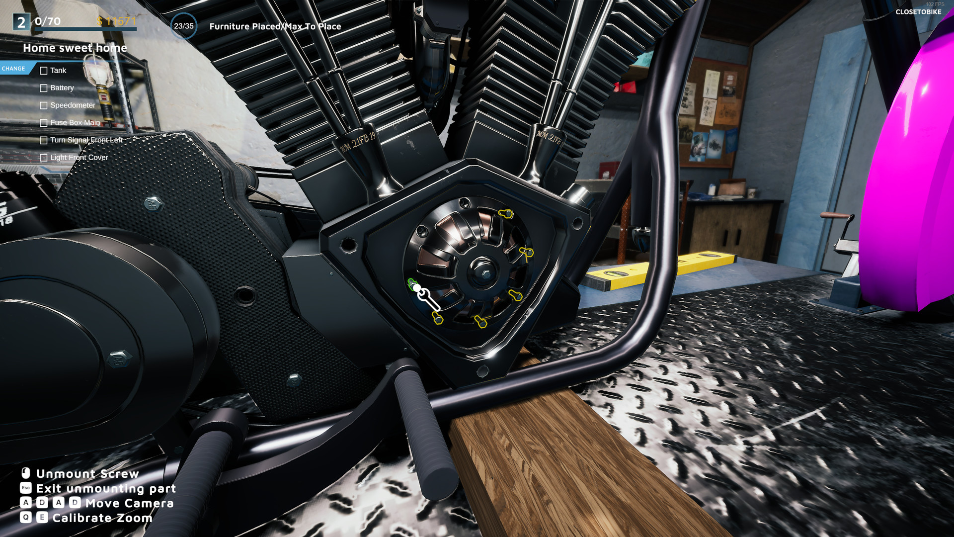 Скриншот: Motorcycle Mechanic Simulator 2021