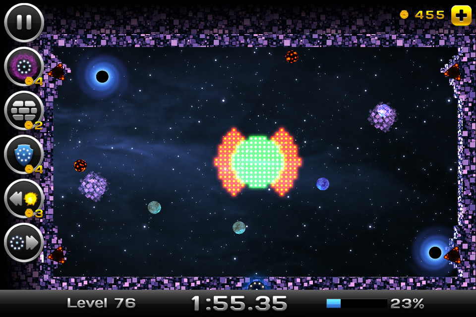 Скриншот: Space Xonix