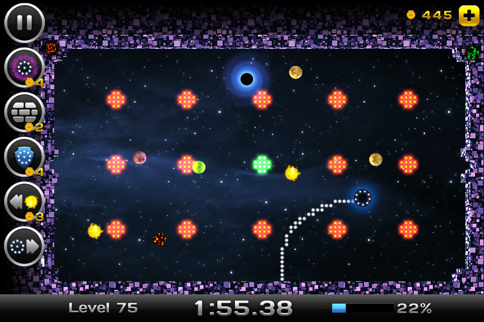 Скриншот: Space Xonix