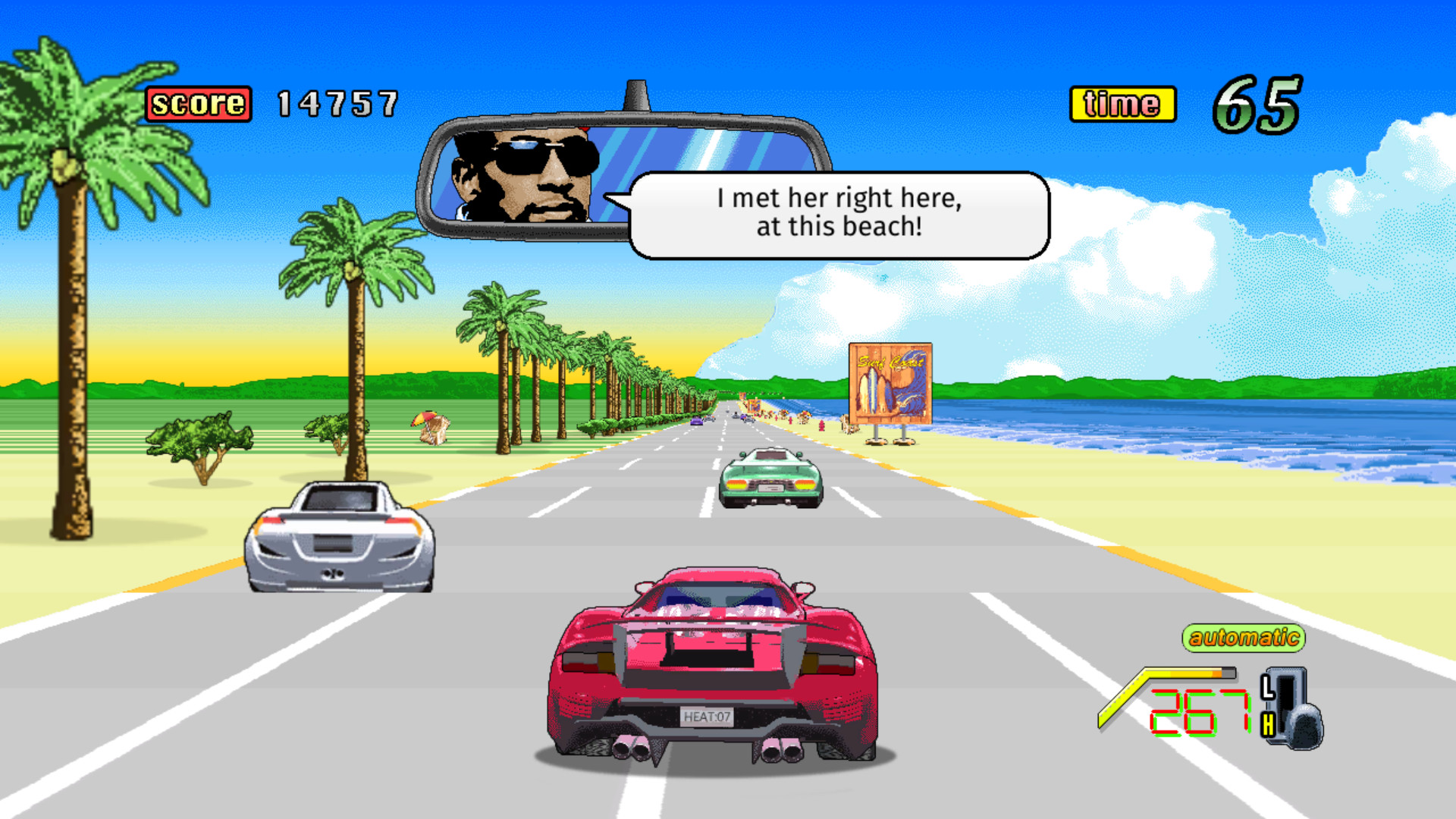 Скриншот: Ocean Drive Challenge Remastered