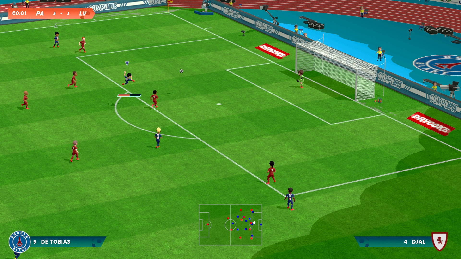 Скриншот: Super Soccer Blast