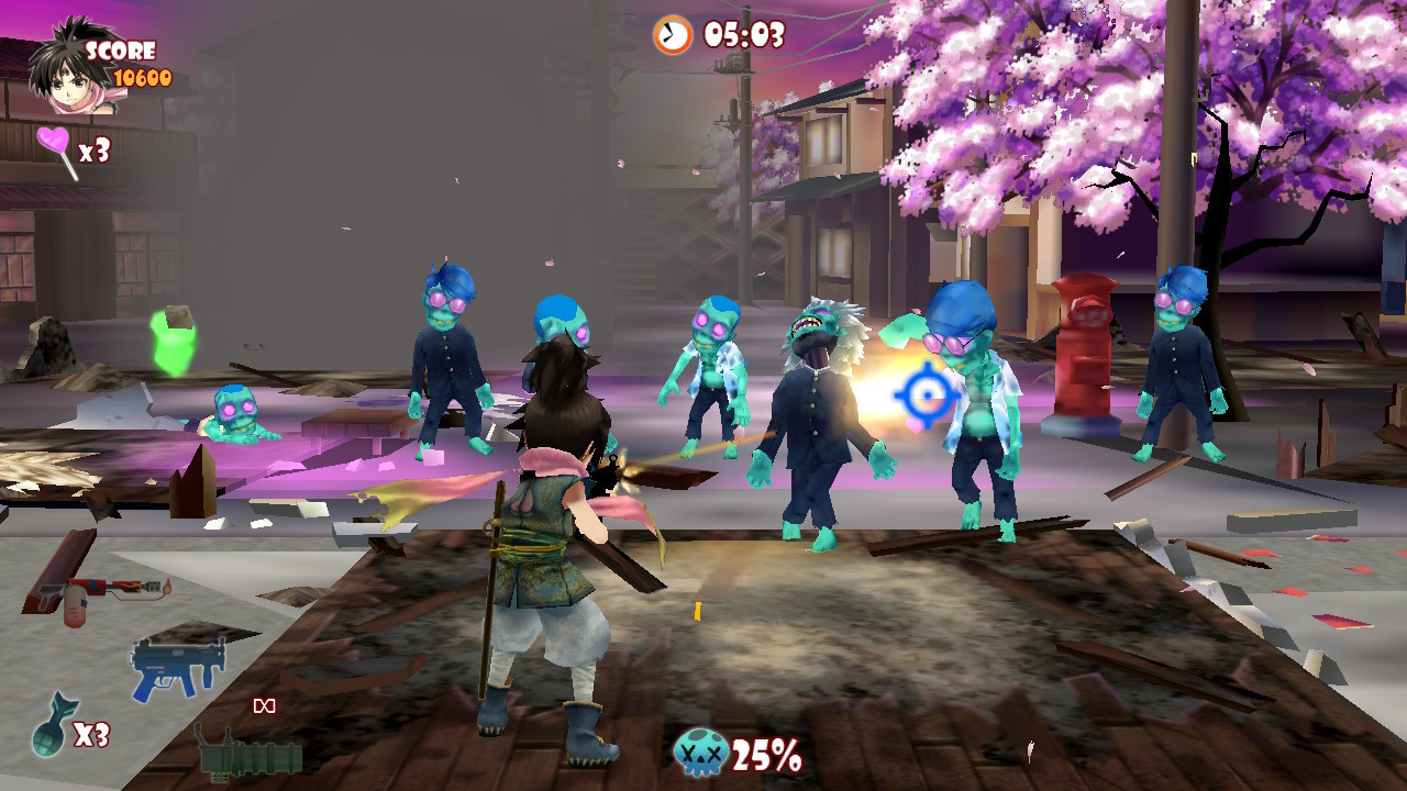 Скриншот: Zombie Panic In Wonderland DX