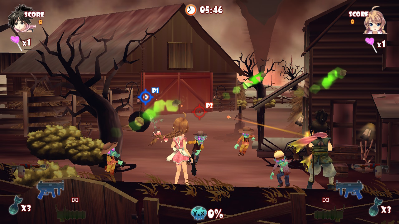 Скриншот: Zombie Panic In Wonderland DX