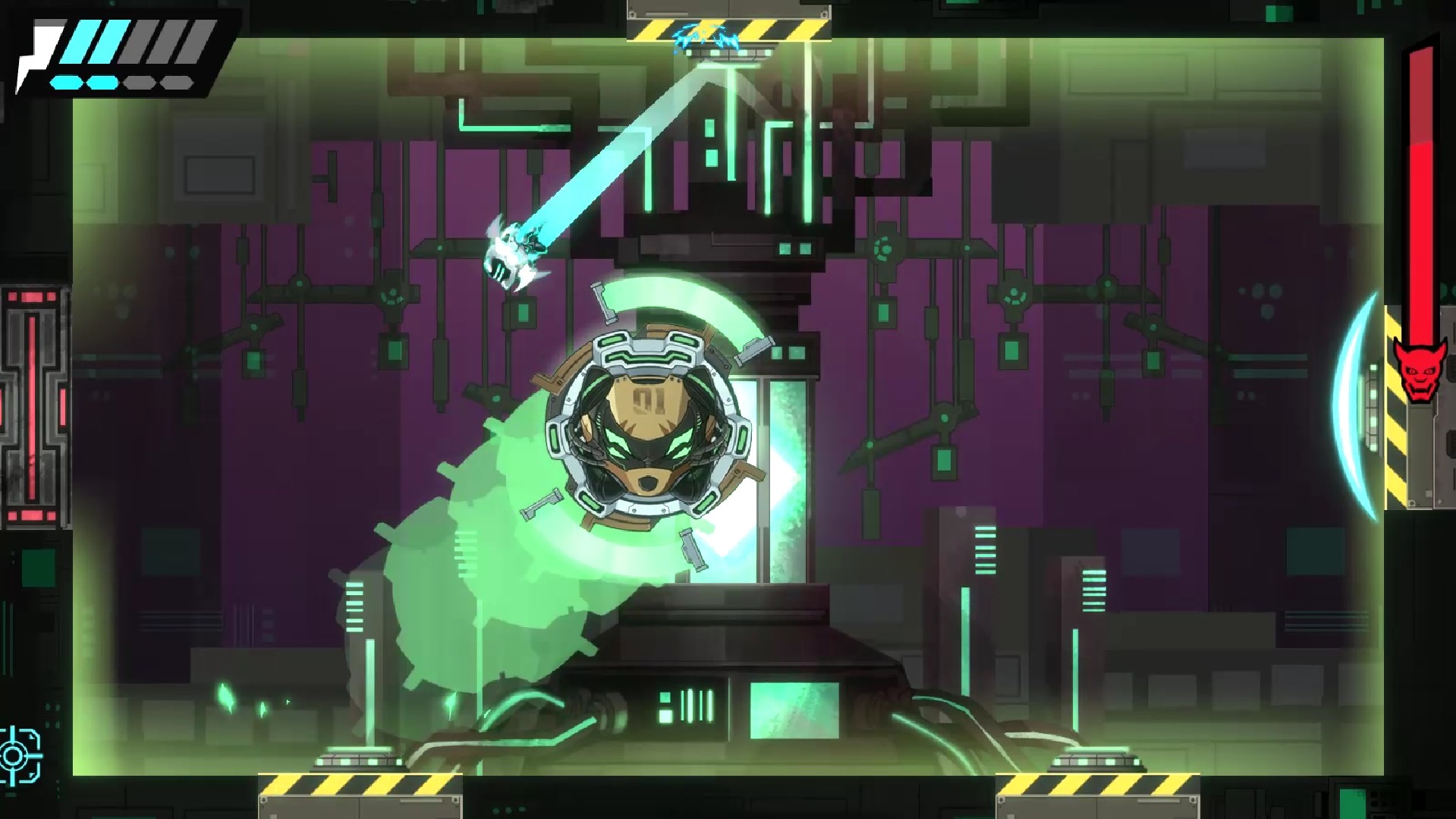 Скриншот: Cyjin: The Cyborg Ninja