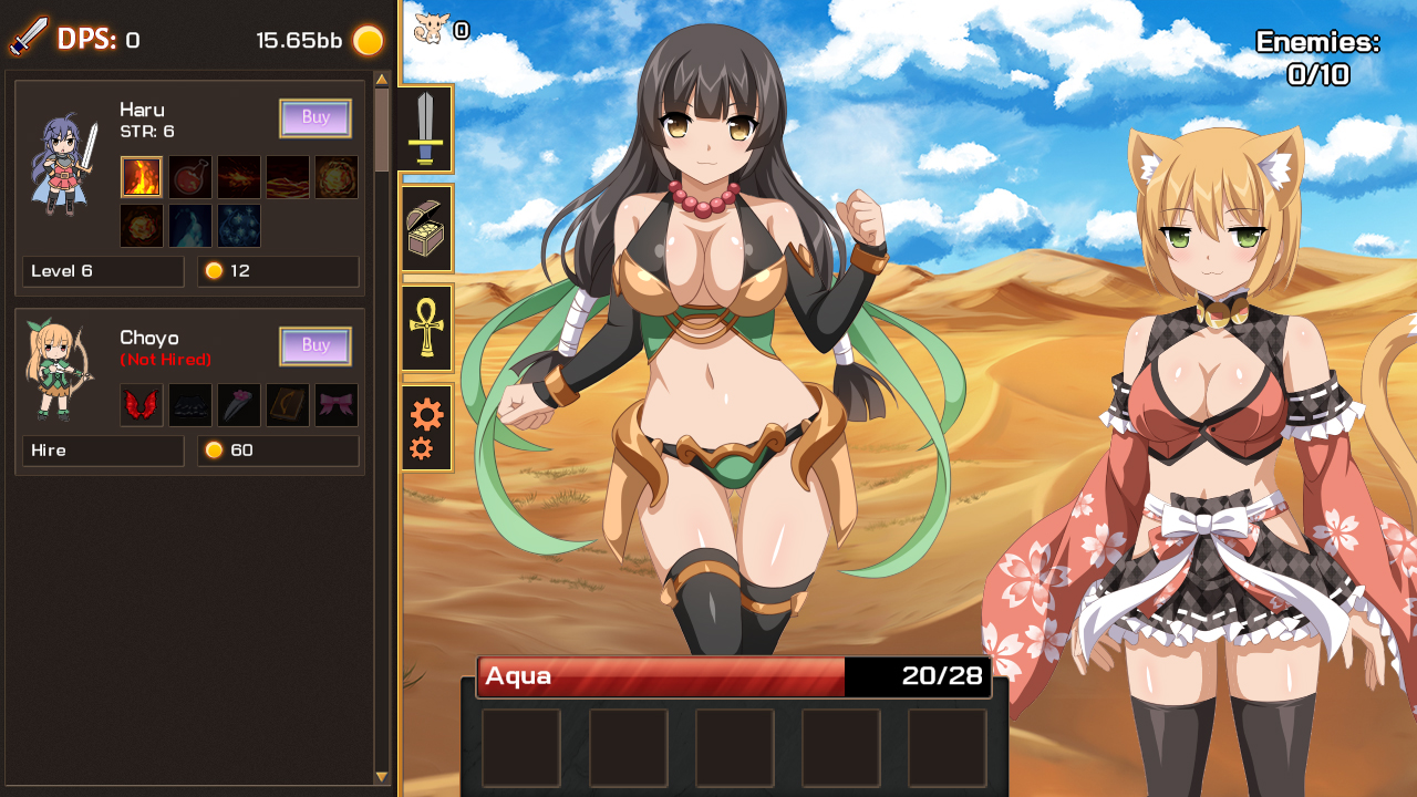 Скриншот: Sakura Clicker