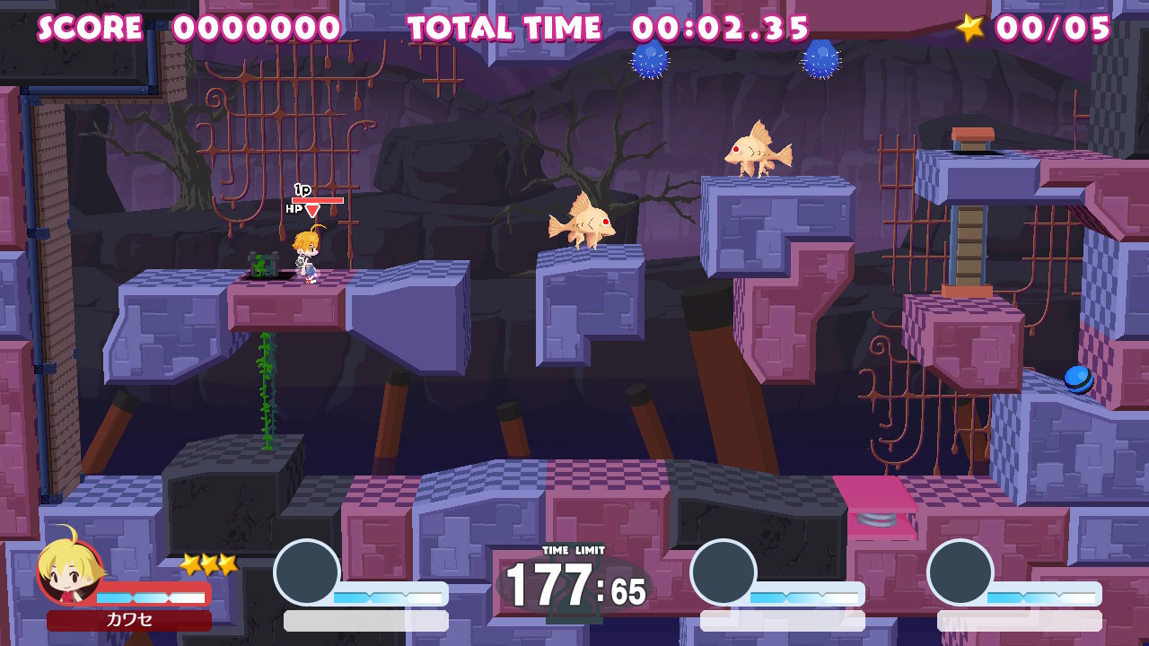 Скриншот: Umihara Kawase BaZooKa!