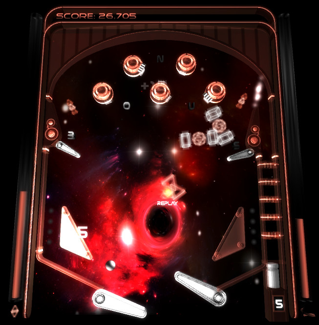 Скриншот: Hyperspace Pinball