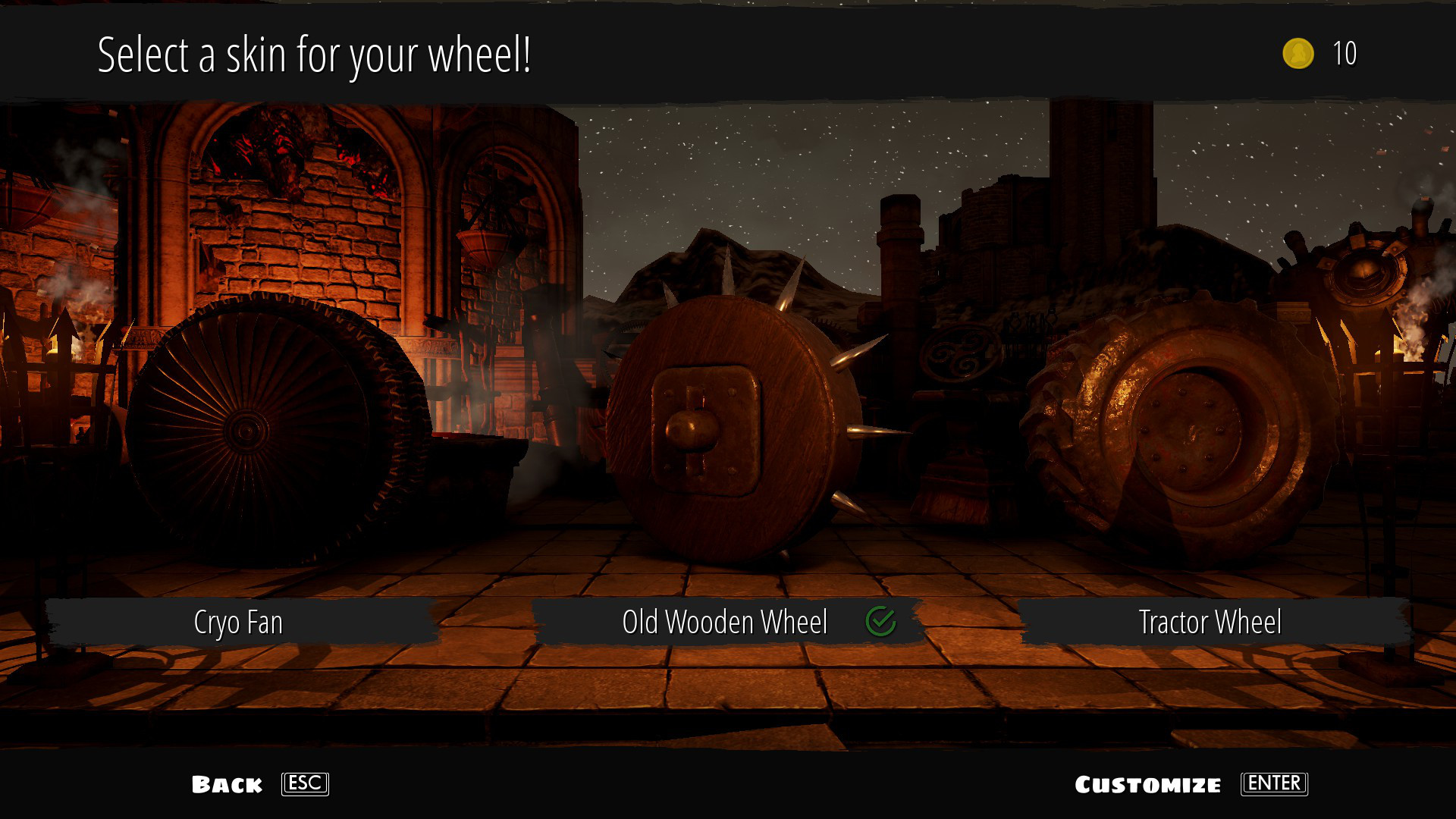 Скриншот: Breaking Wheel
