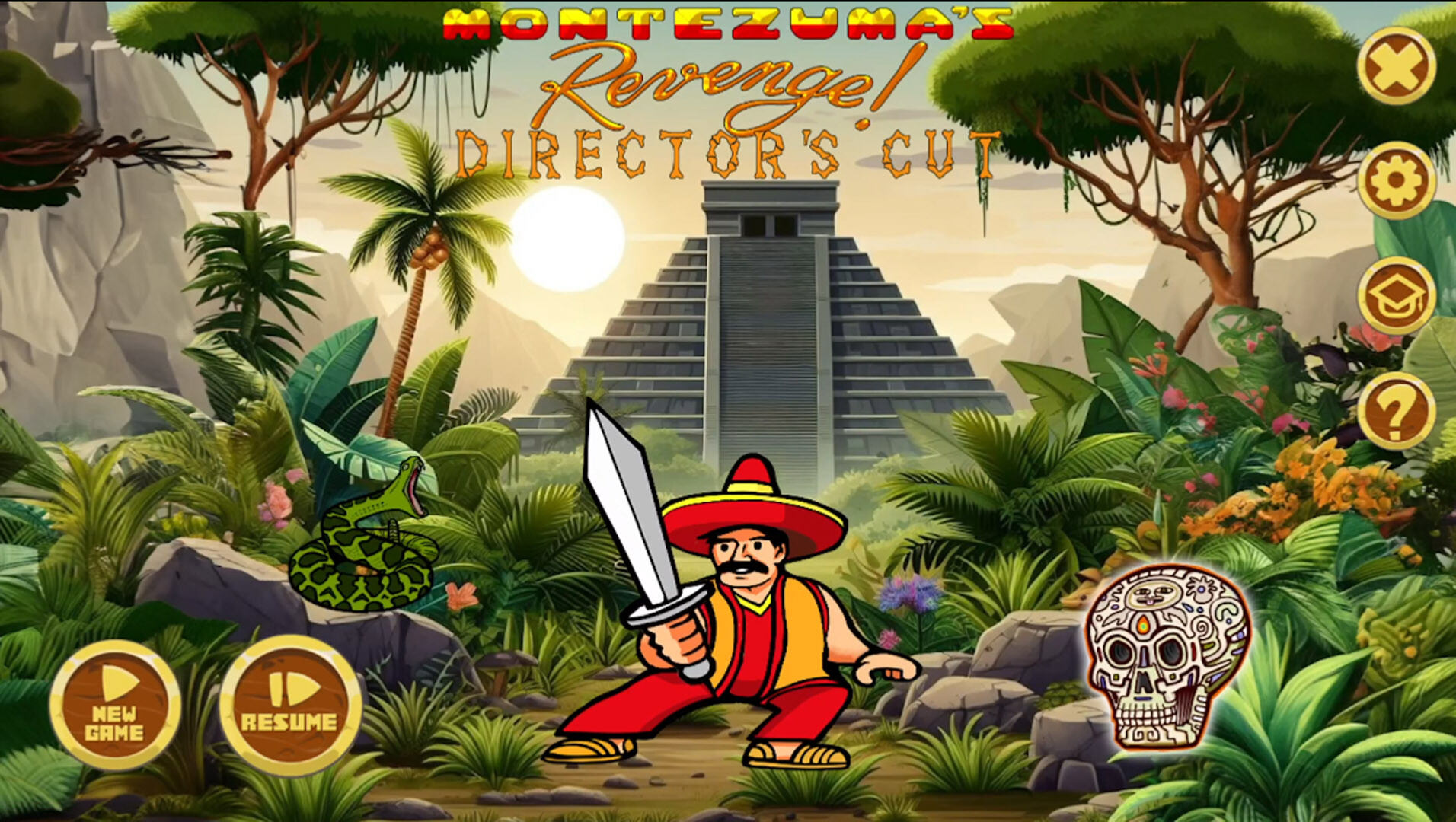 Скриншот: Montezuma's Revenge - Director's Cut