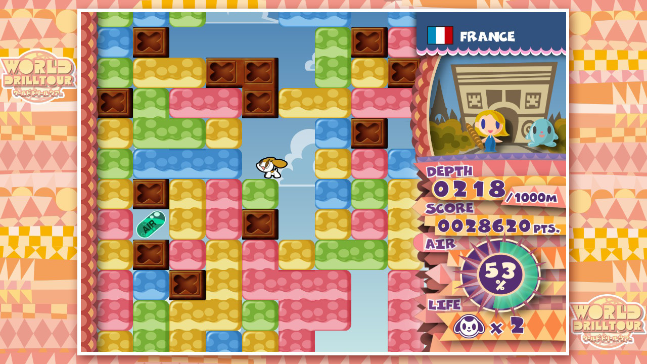 Скриншот: Mr. DRILLER DrillLand