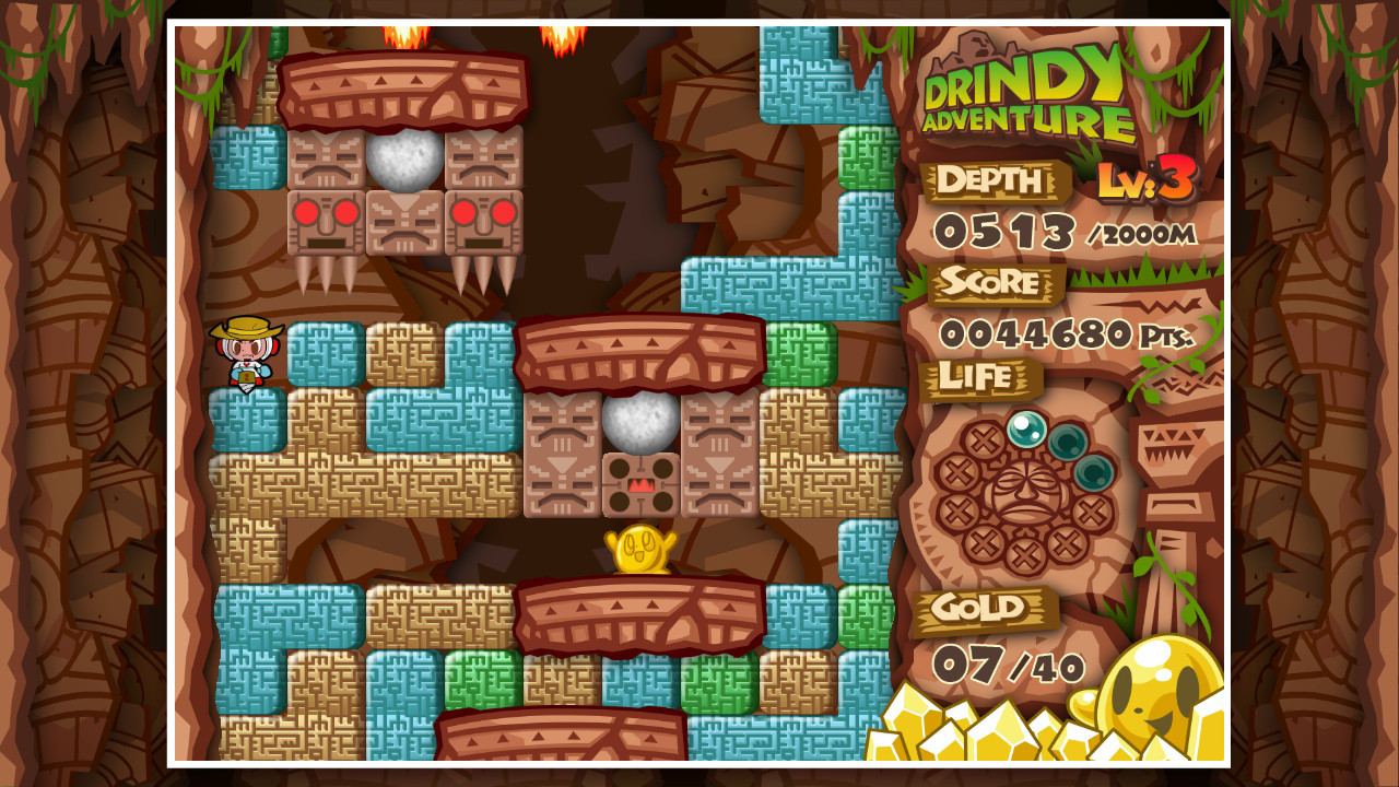 Скриншот: Mr. DRILLER DrillLand