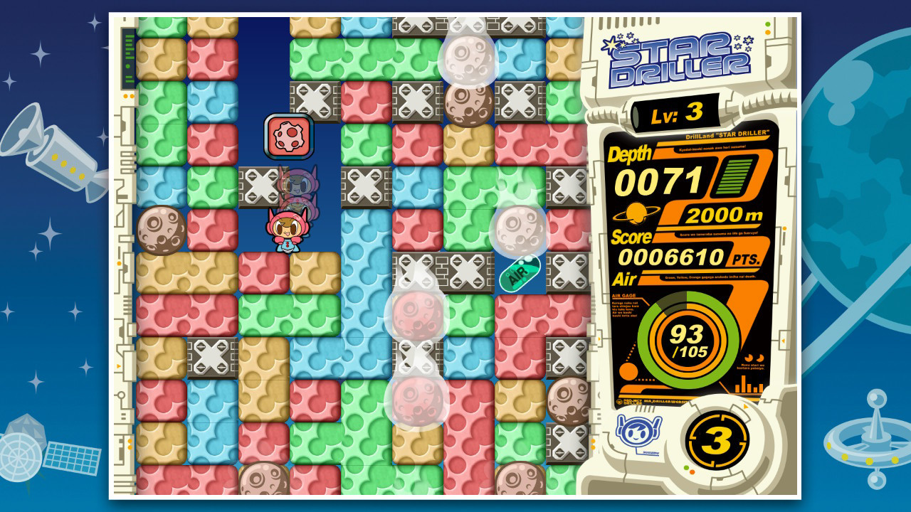 Скриншот: Mr. DRILLER DrillLand