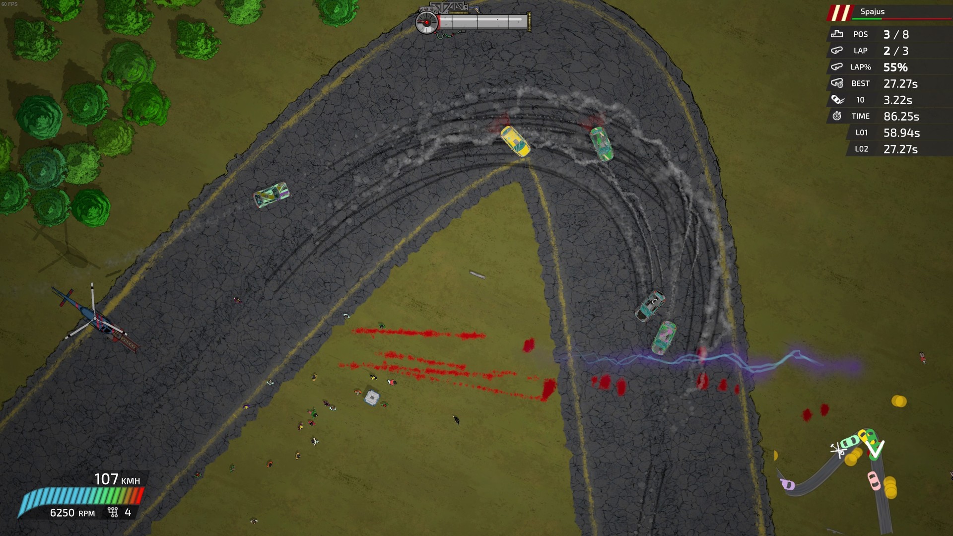 Скриншот: Bloody Rally Show