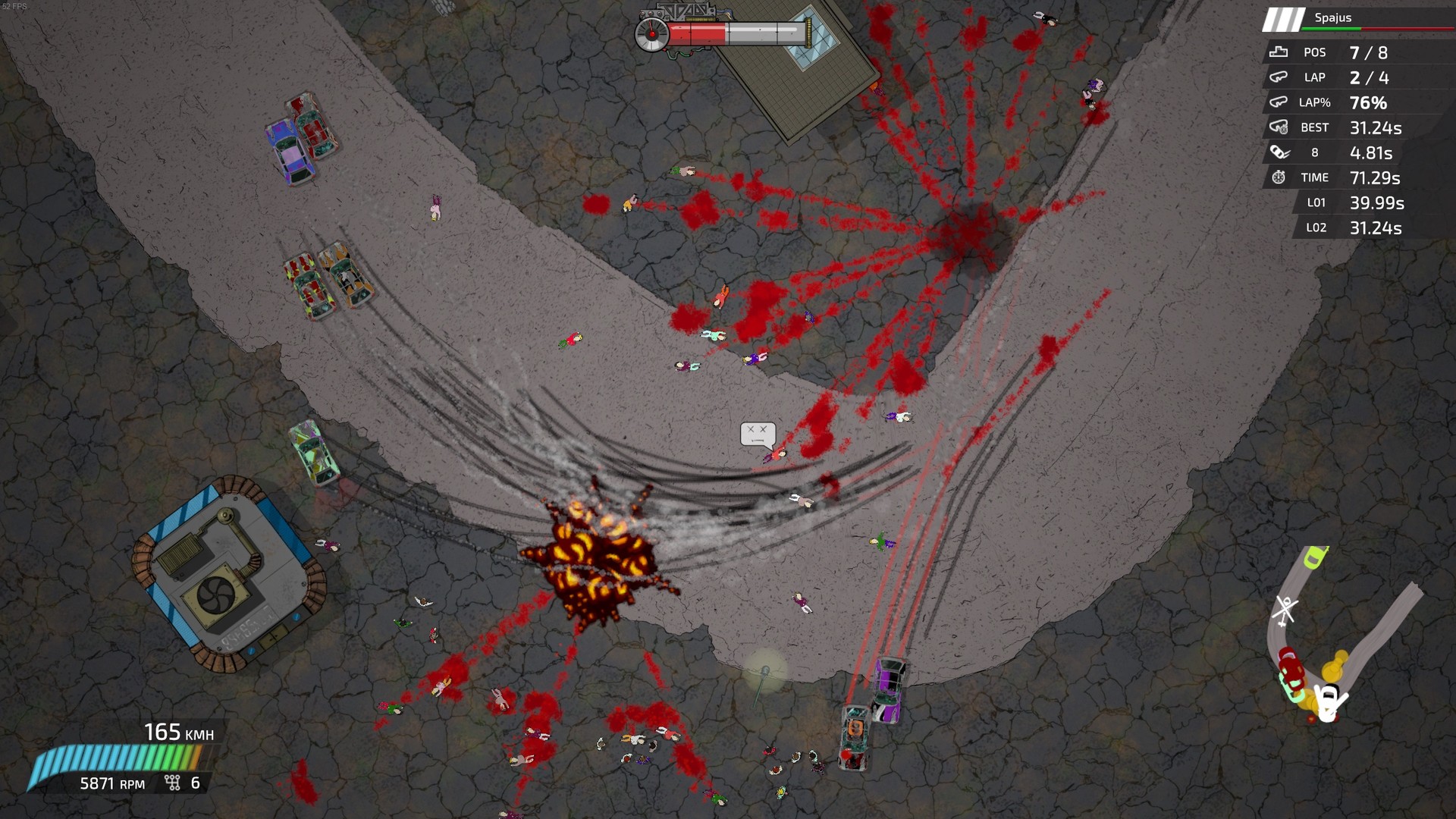 Скриншот: Bloody Rally Show