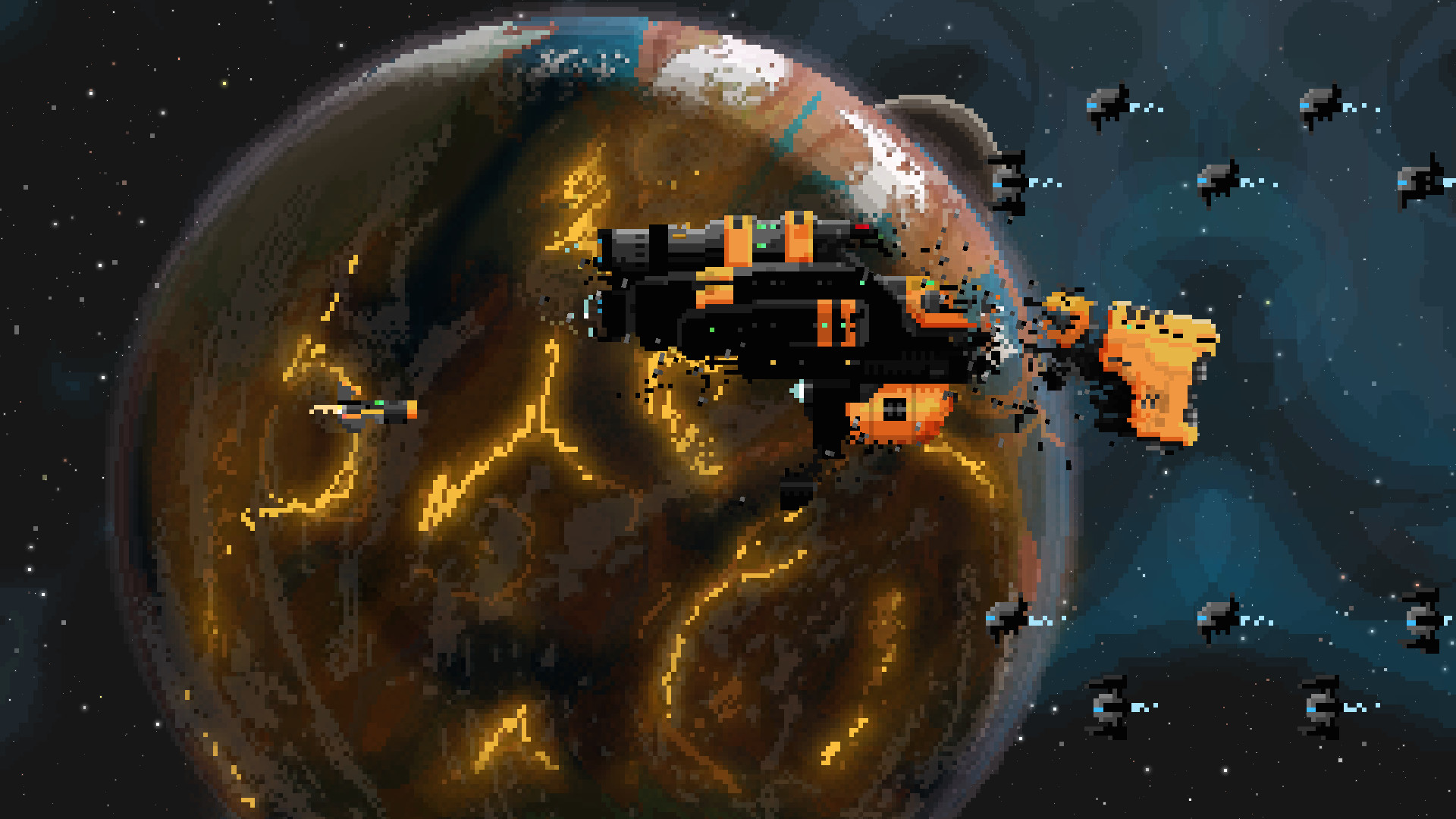 Скриншот: Steredenn: Binary Stars