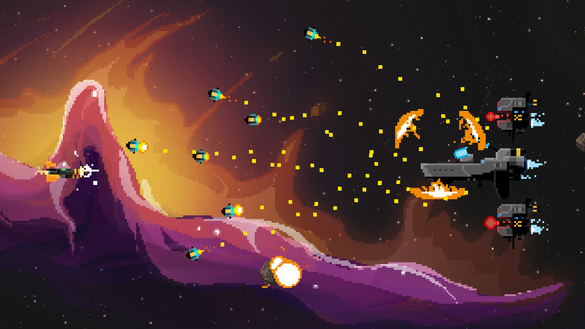 Скриншот: Steredenn: Binary Stars