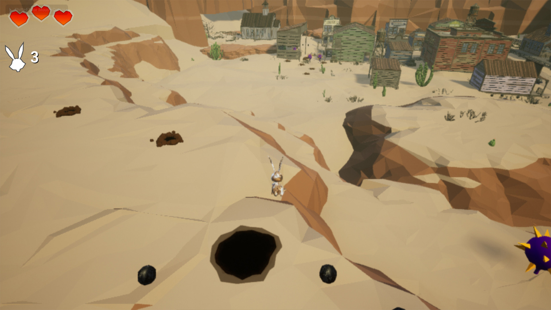 Скриншот: Angry Bunny 2: Lost hole