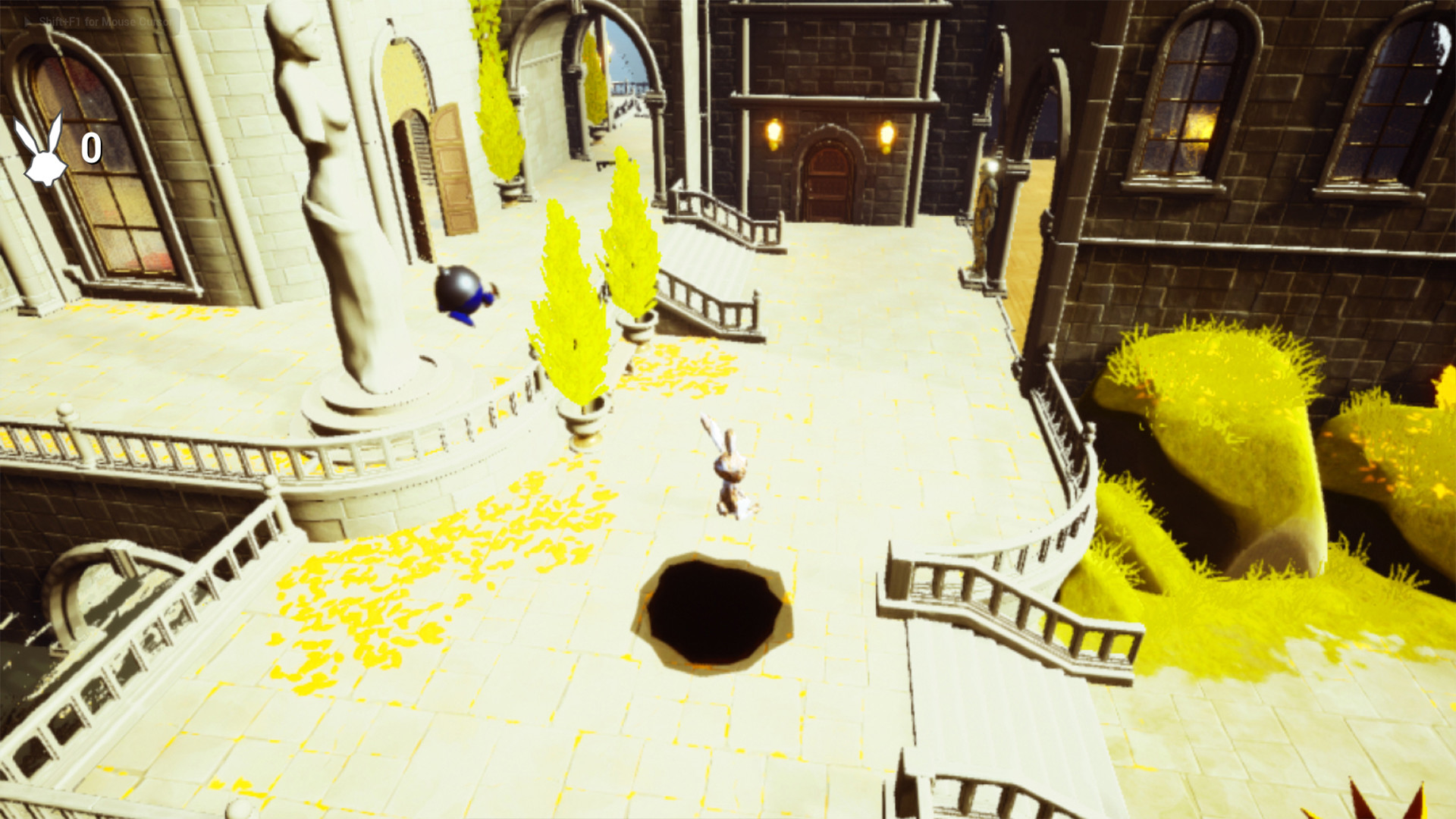 Скриншот: Angry Bunny 2: Lost hole