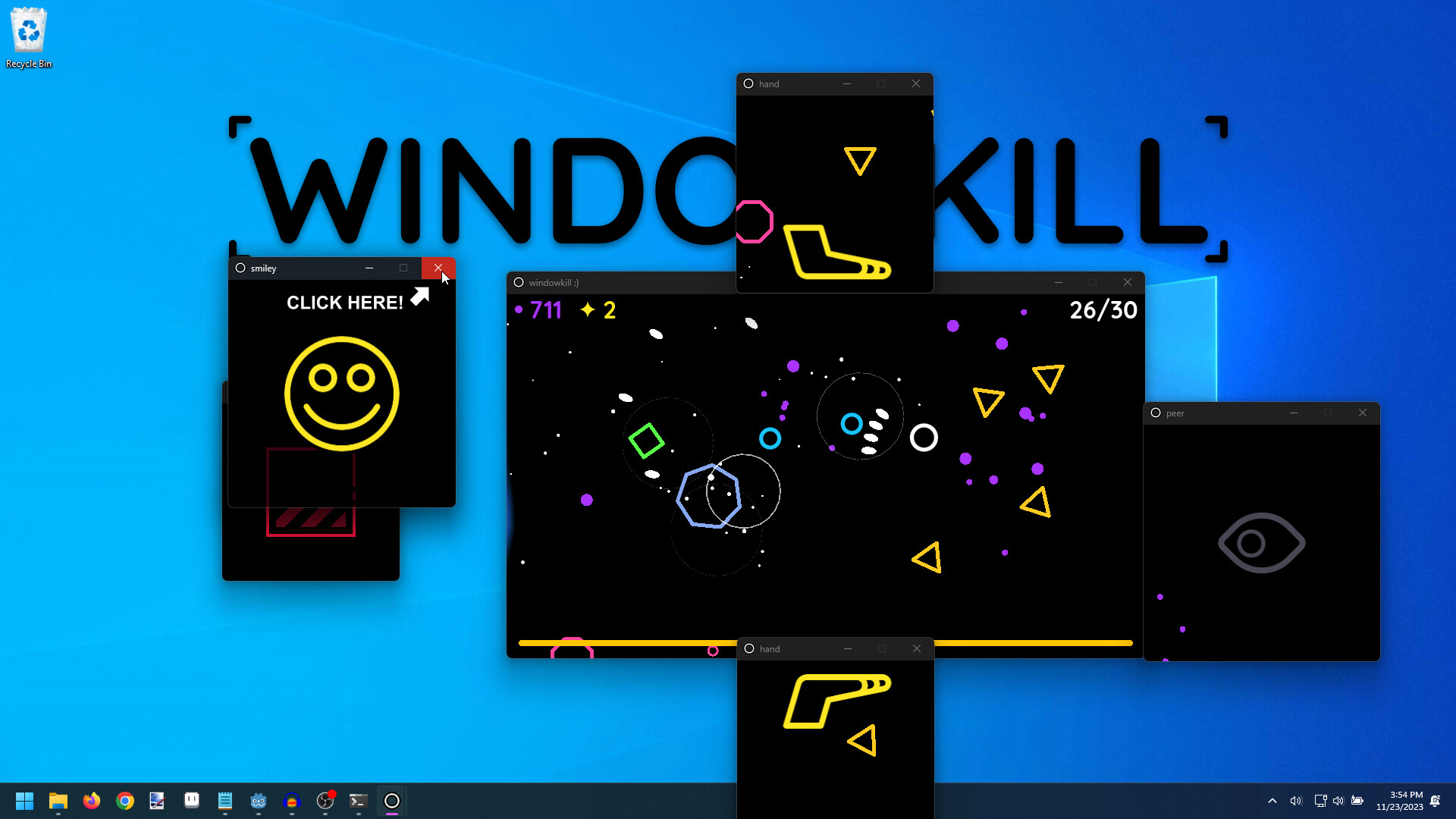 Скриншот: Windowkill