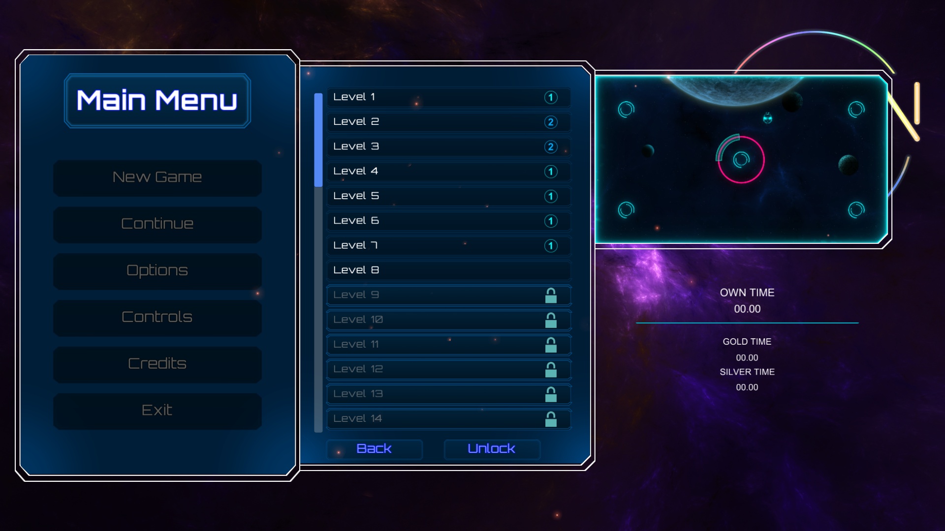 Скриншот: Neon Space 2