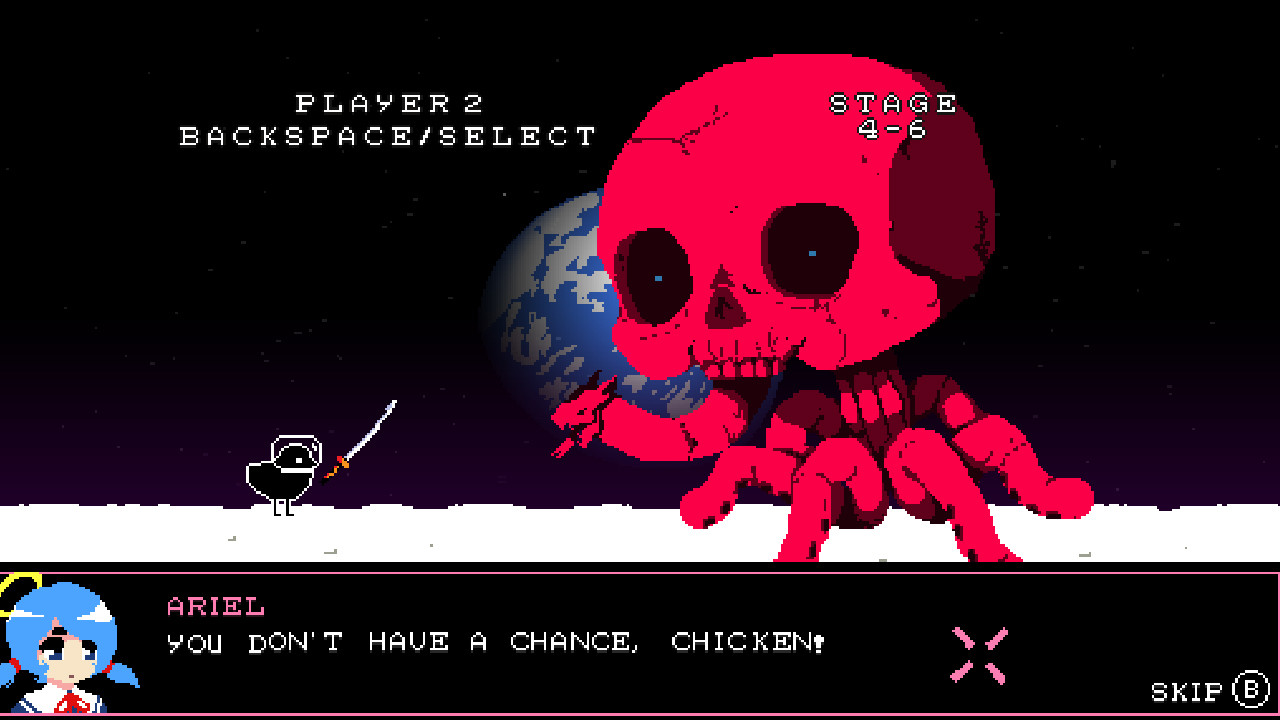 Скриншот: SUPER CHICKEN JUMPER